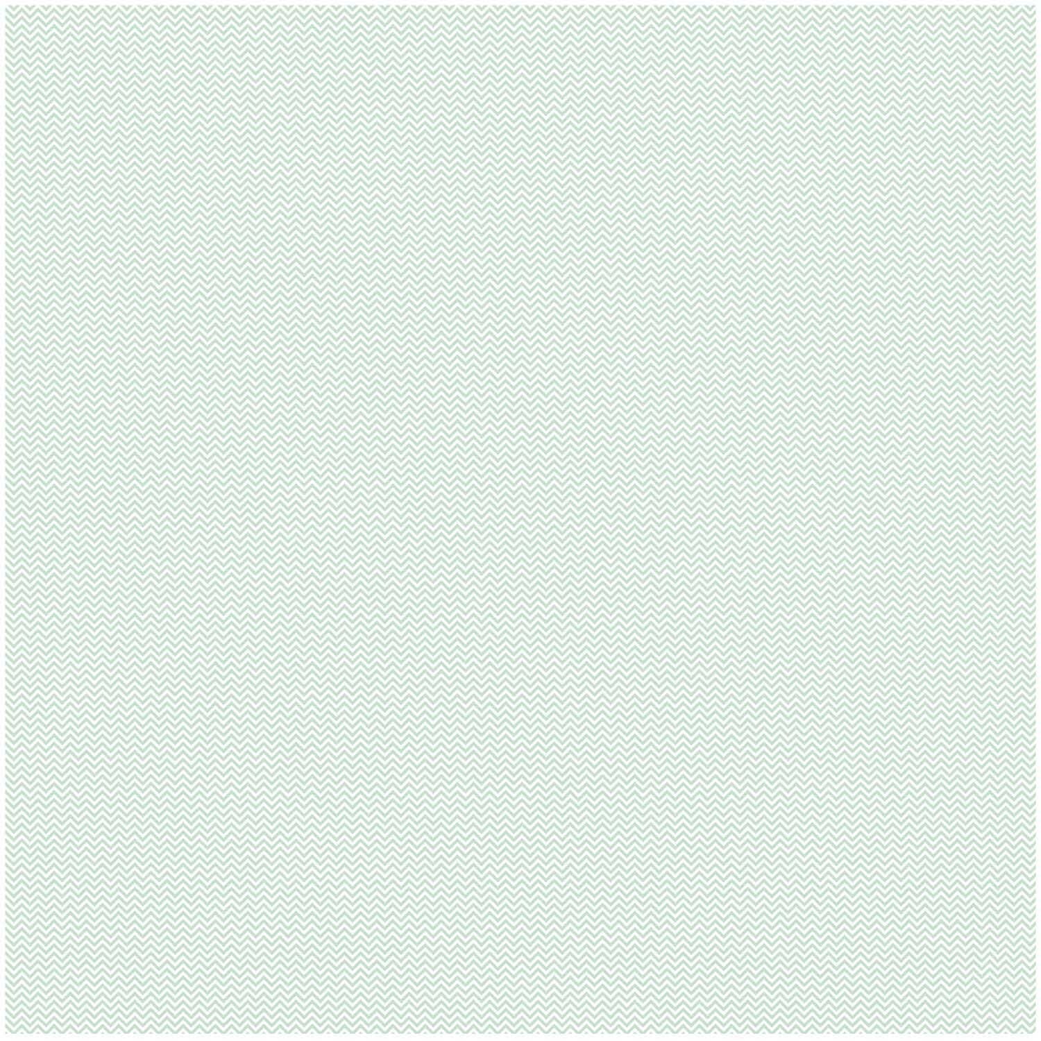 Stoff Zickzack weiß-mint 50x140cm Stoff Zickzack weiß-mint 50x140cm