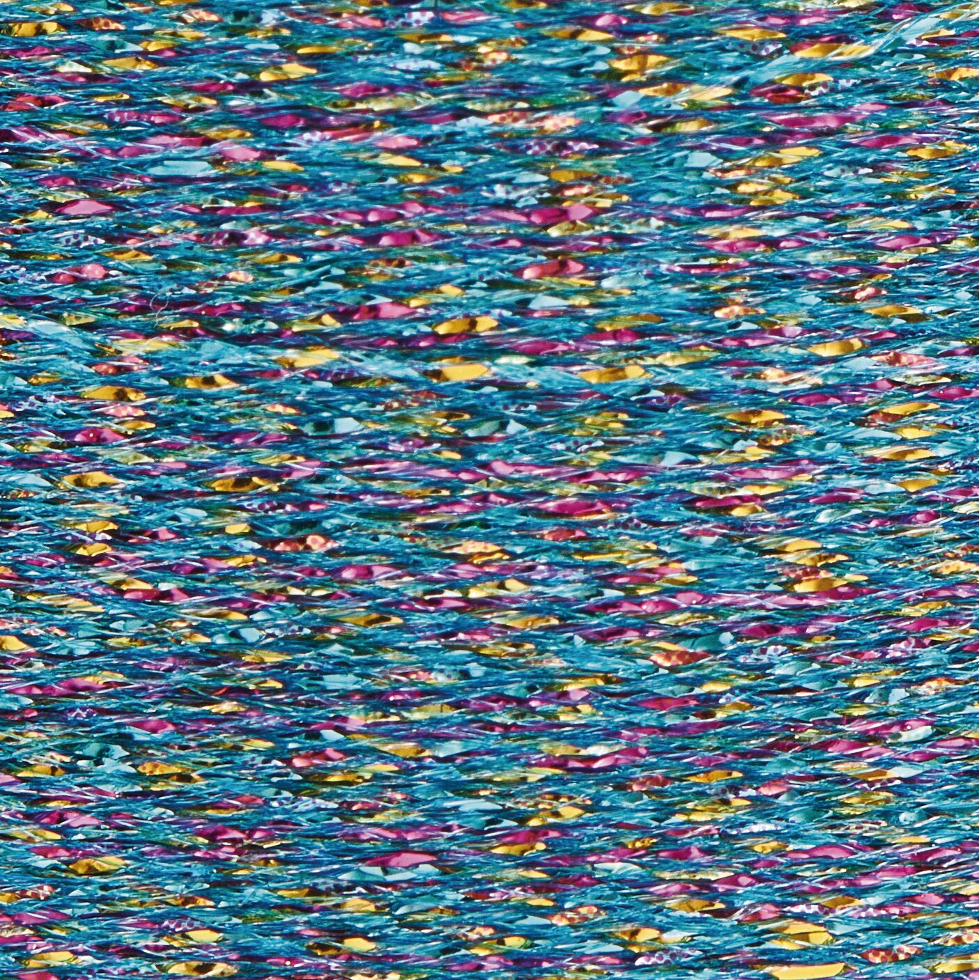 Sticktwist Metallic No. 40 Rainbow 200m Farbe Blau von Rico Design