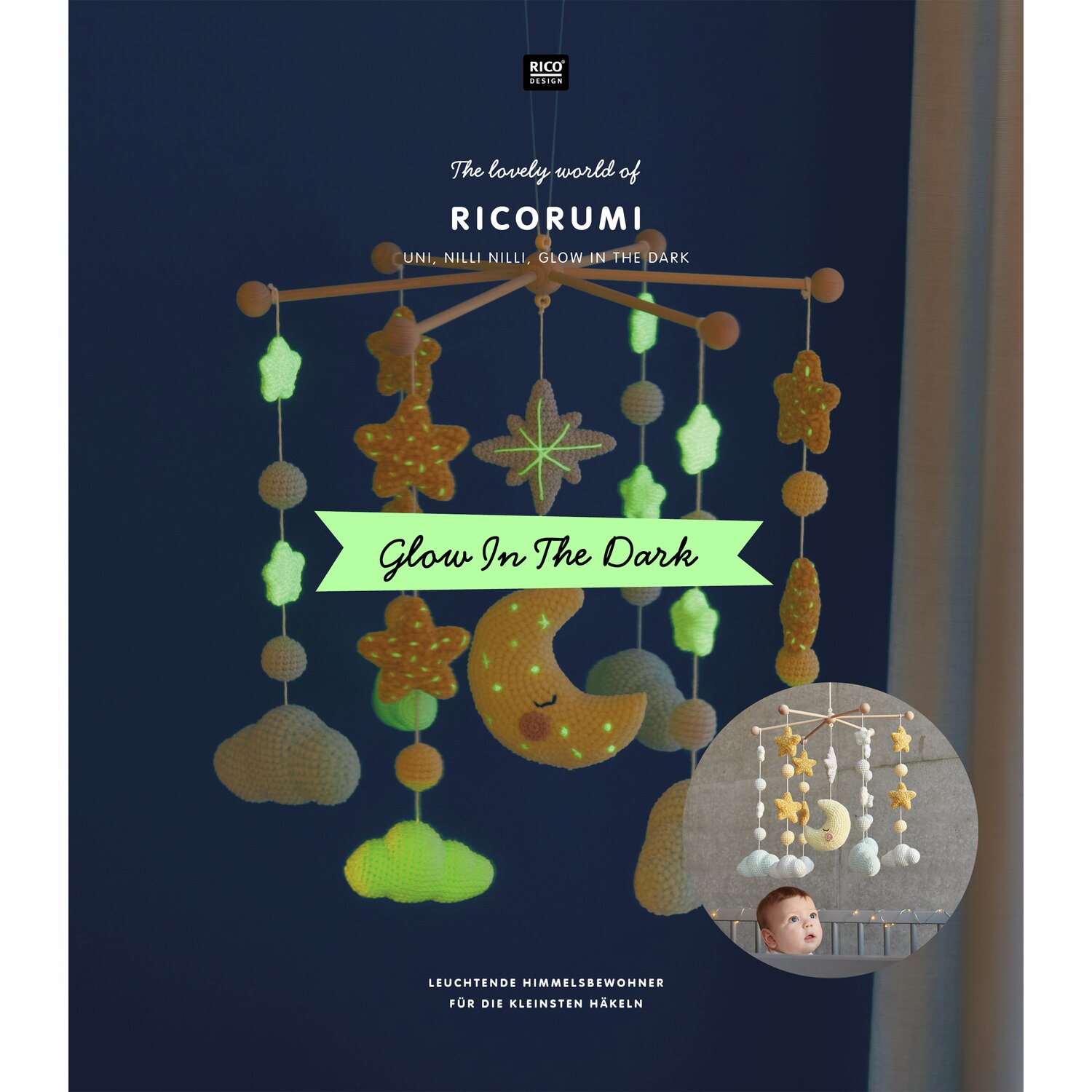 Ricorumi Glow In The Dark Sprachauswahl deutsch von Rico Design