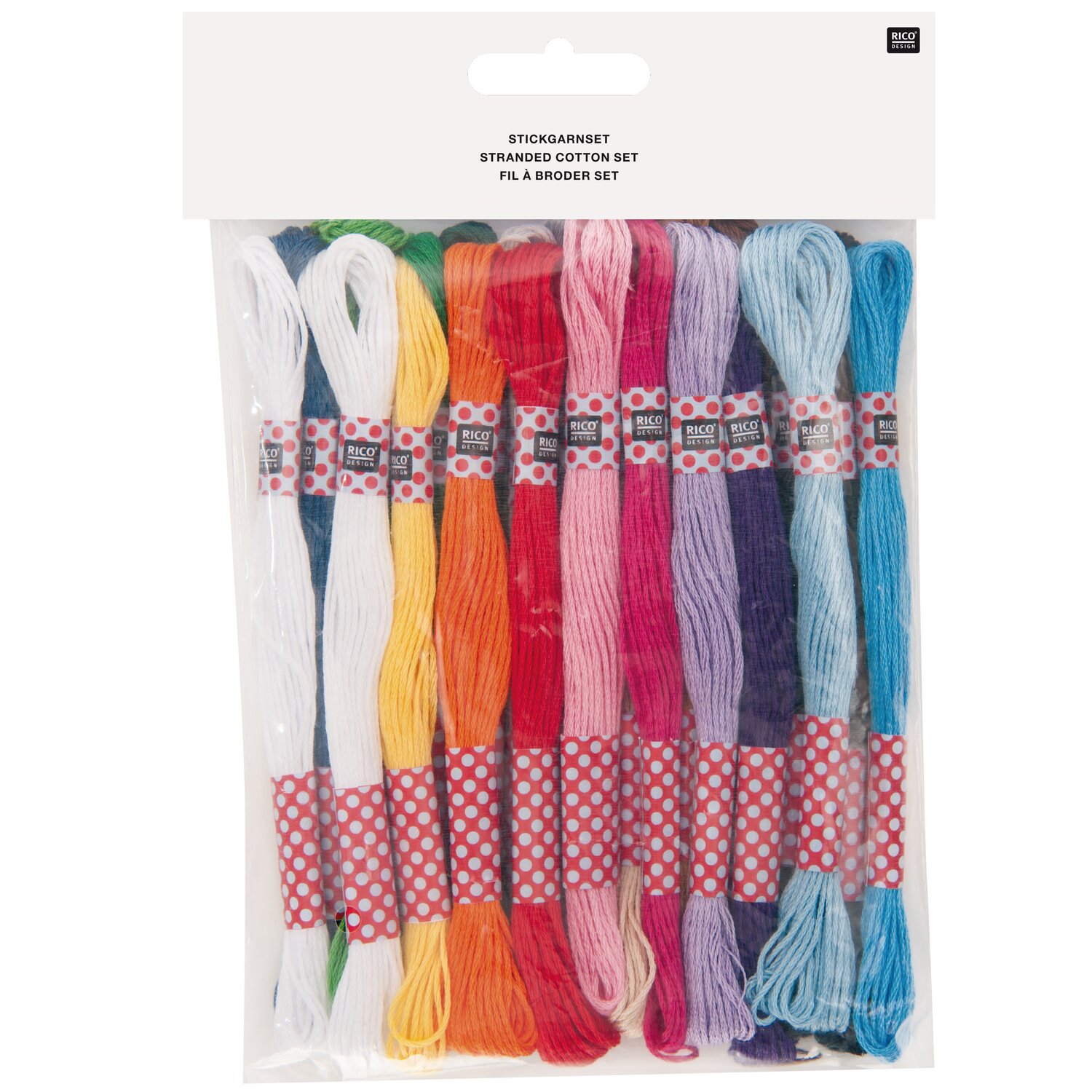 Stickgarn Set Basic 24-teilig von Rico Design