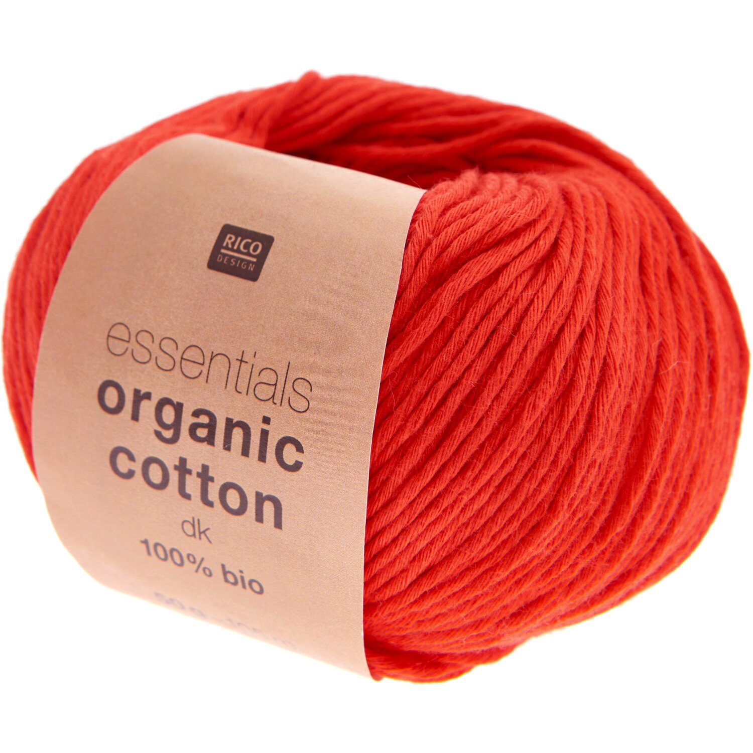 Rico Design Essentials Organic Cotton dk Rot