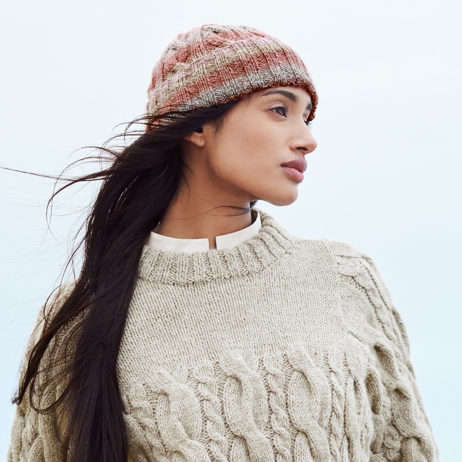 Strickset Mütze Modell 06 aus Lovewool No. 21 von Rico Design