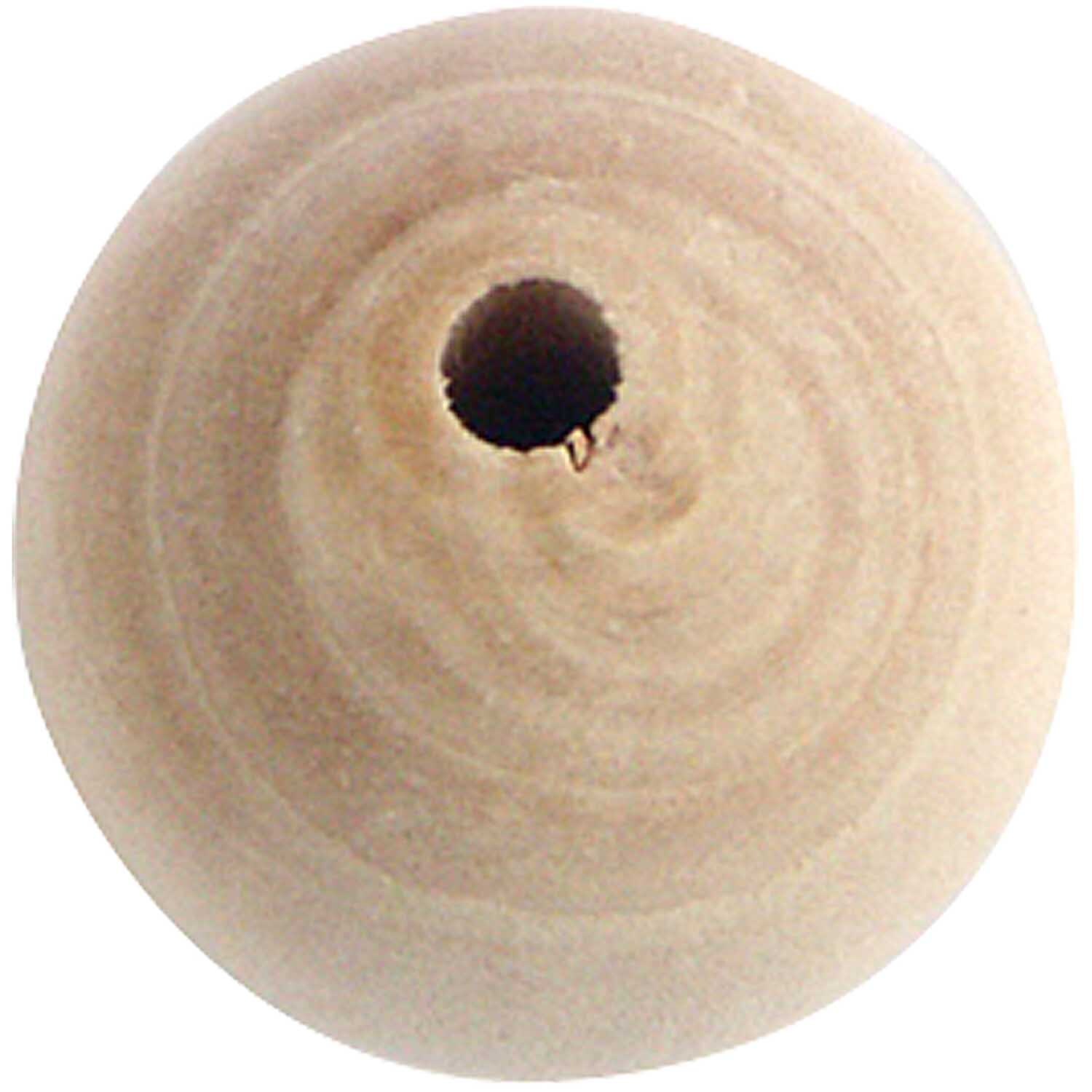 Rico Design Holzkugel gebohrt 35mm, 7 Stück