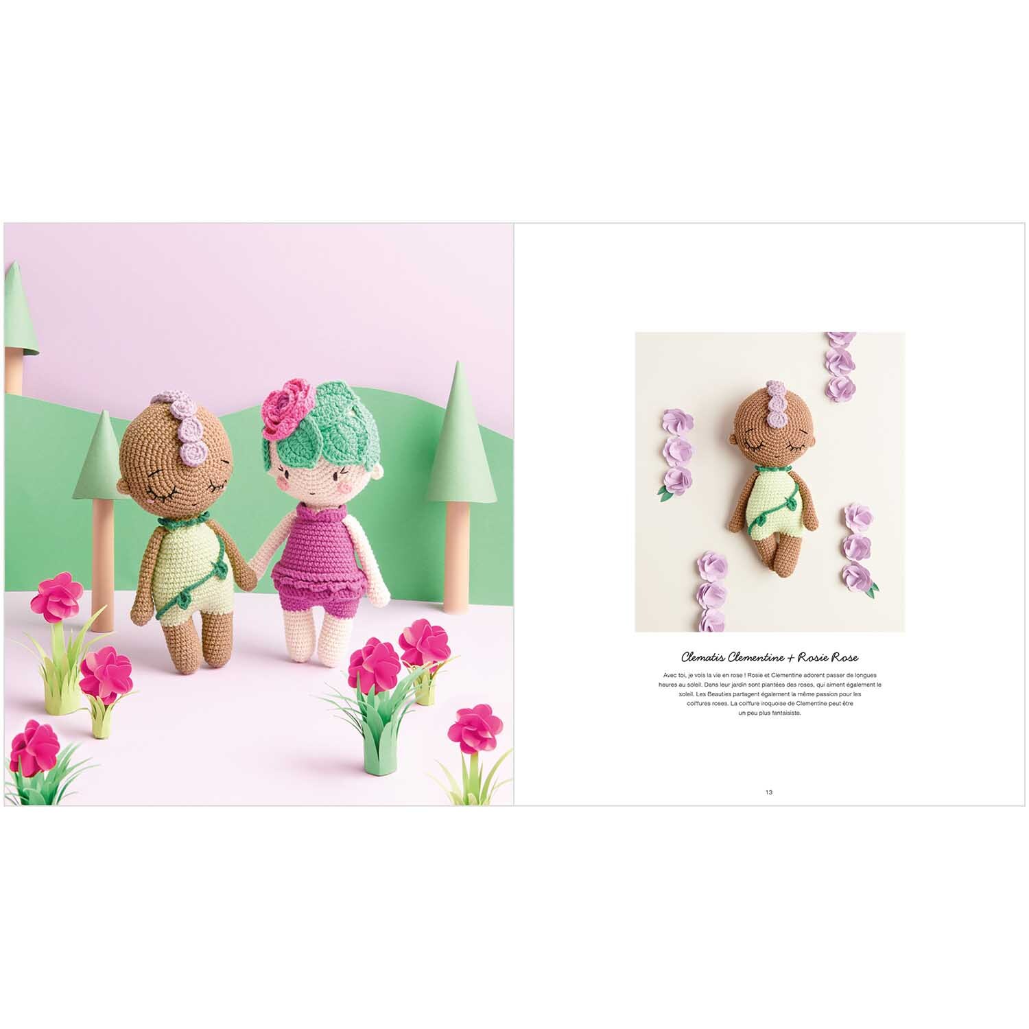 Ricorumi Blooming Beauties Sprachauswahl französisch von Rico Design
