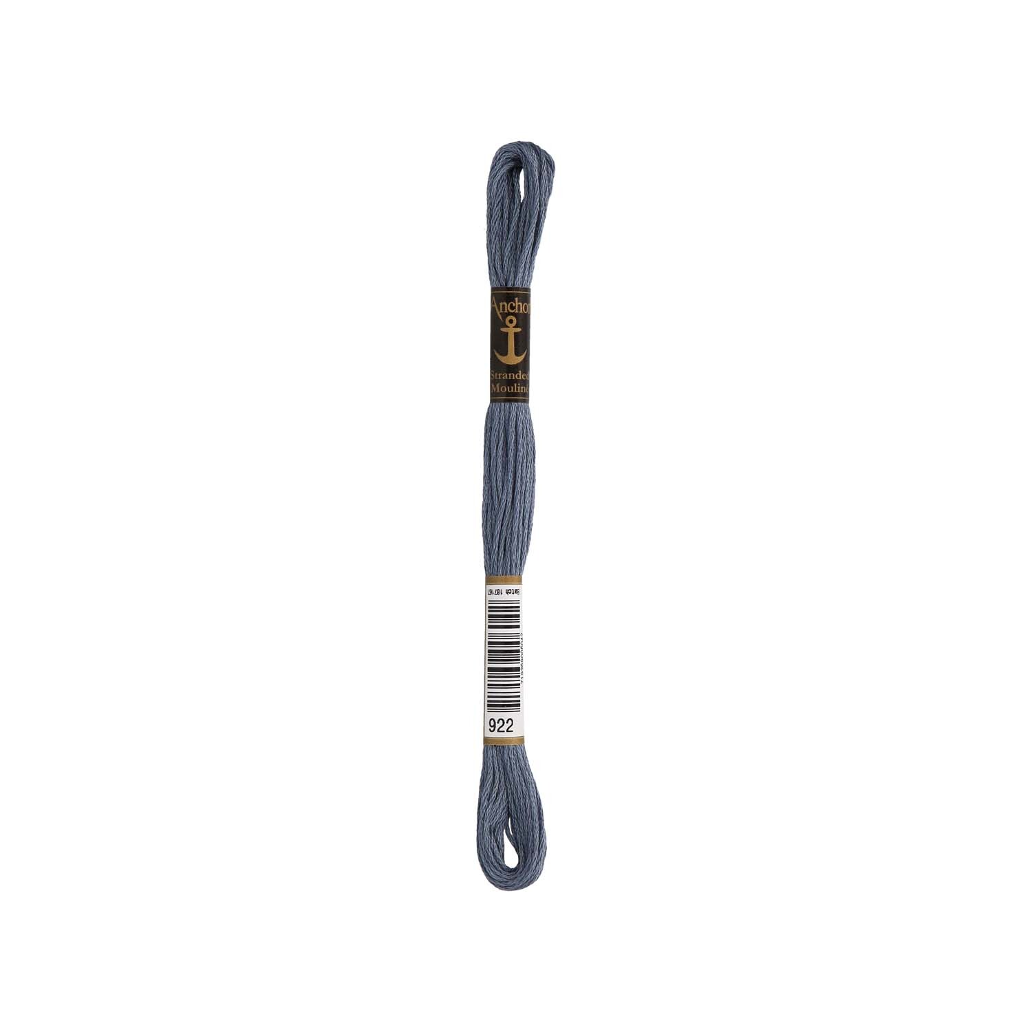 Anchor Coats Sticktwist 8m 00922 Dunkles Blaugrau