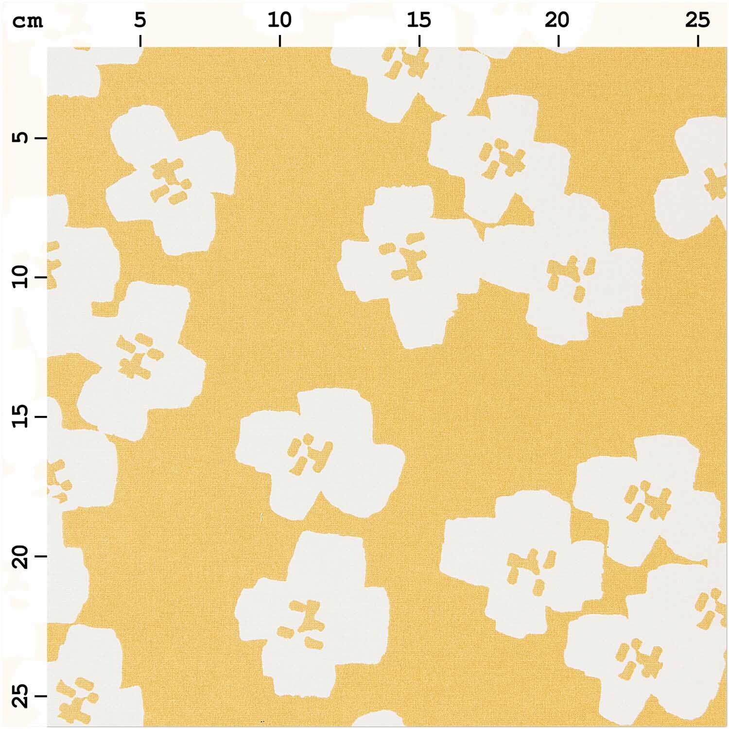 Druckstoff Okina Hana Blumen senfgelb-hellgrau 140cm beschichtet Druckstoff Okina Hana Blumen senfgelb-hellgrau 140cm beschichtet