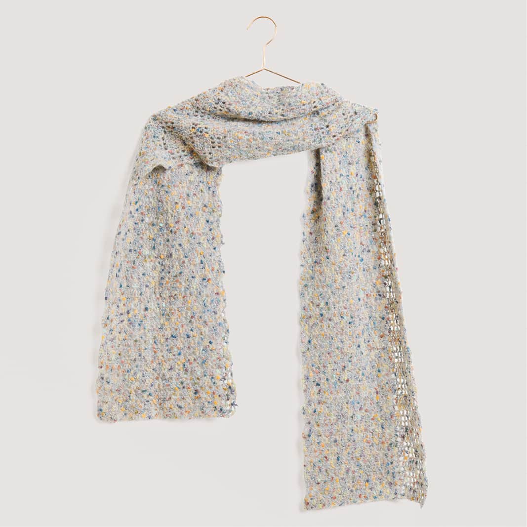 Gehäkelter Schal: Modell 23 aus dem Heft Lovewool No. 21