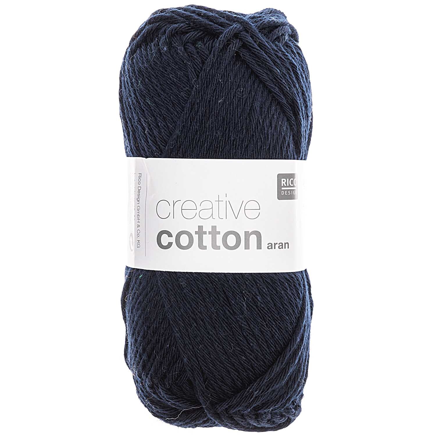 Rico Design Creative Cotton aran Dunkelblau