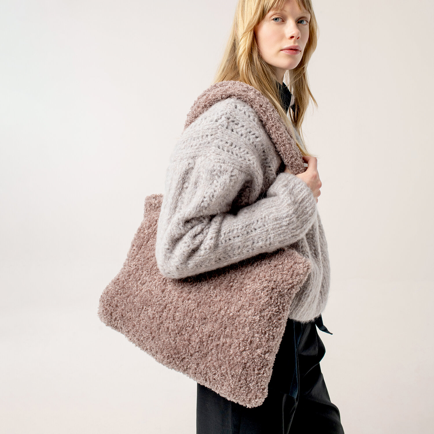 Strickanleitung Tasche aus Creative Teddy von idee. Creativmarkt 