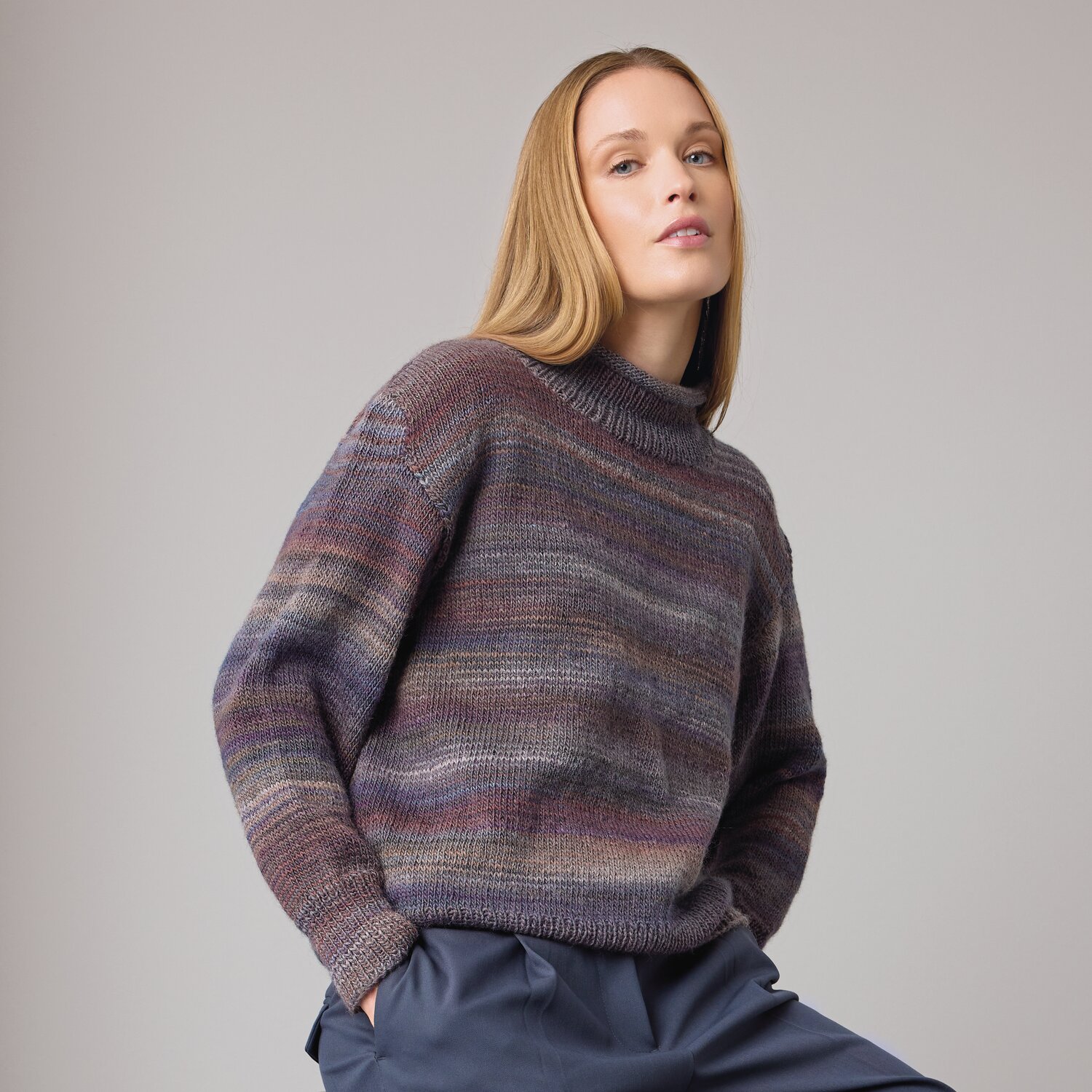 Strickset Pullover Modell 13 aus Die Neue Masche No. 14 von idee. Creativmarkt