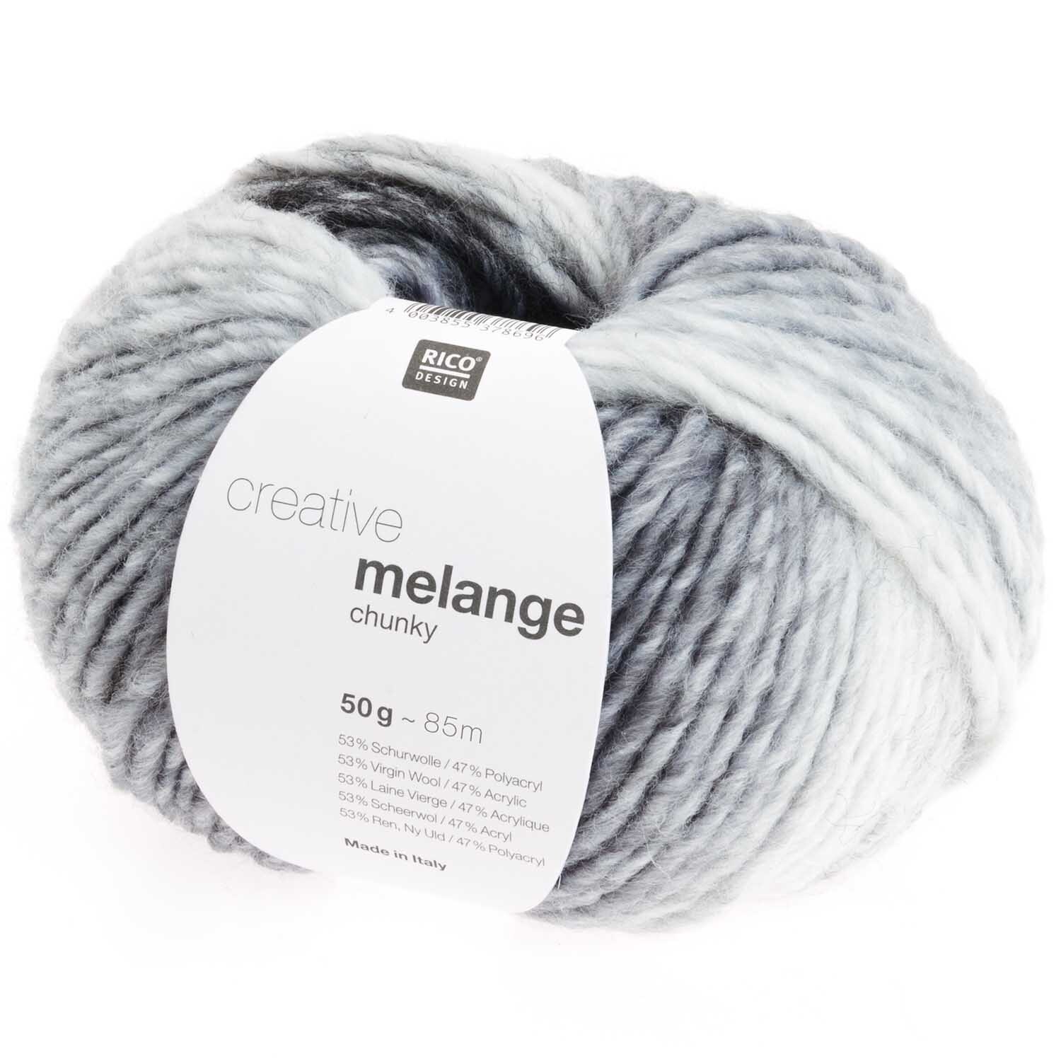 Rico Design Creative Melange chunky Grau