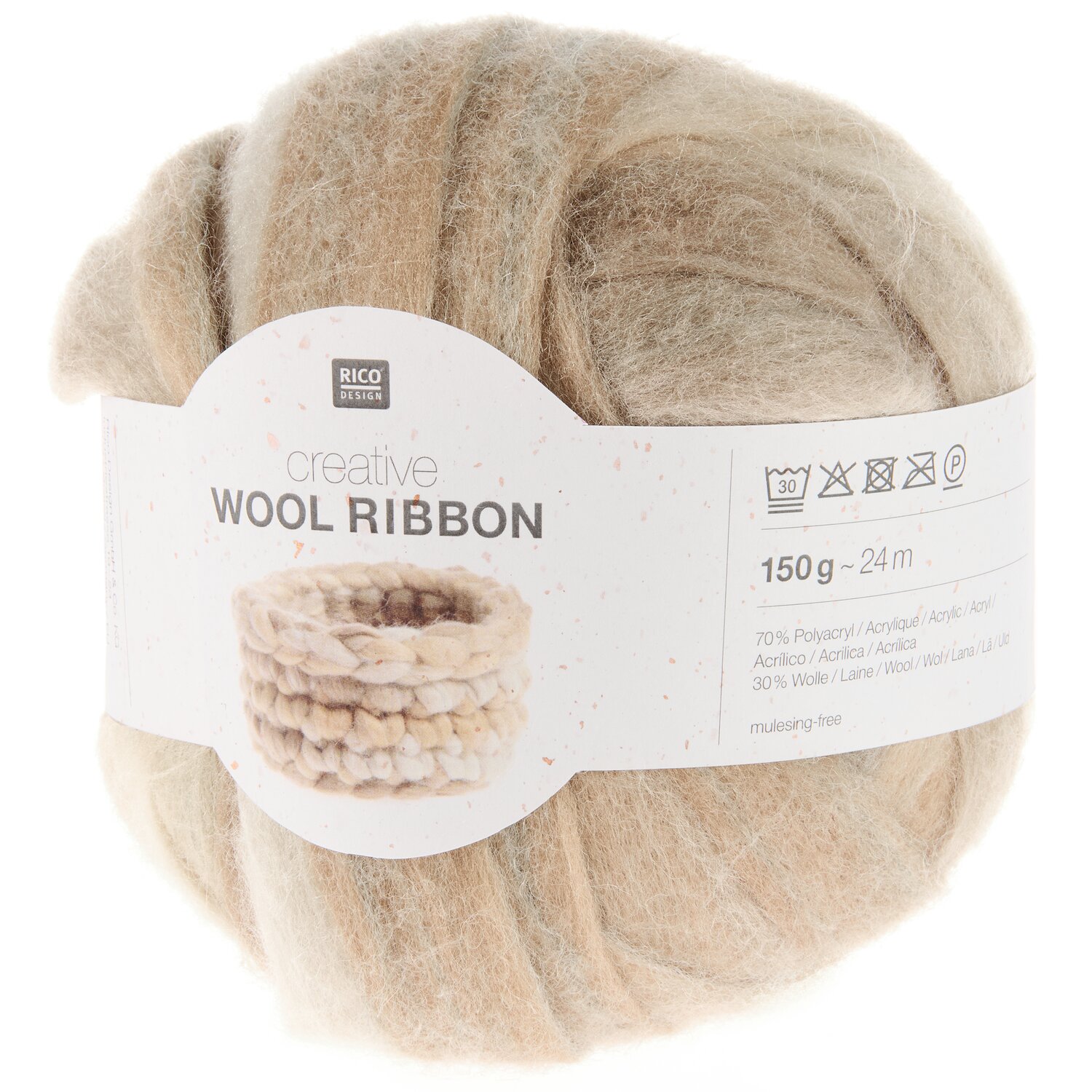 Rico Design Creative Wool Ribbon Pebbles