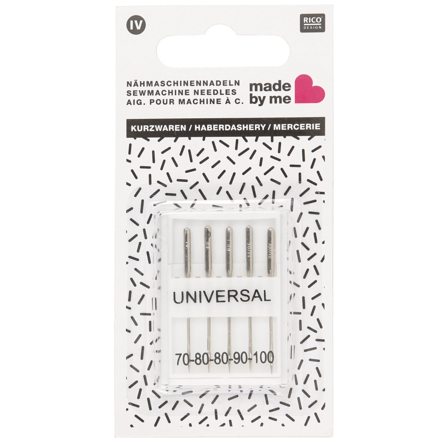 Nähmaschinennadeln Universal 5 Stück von Rico Design