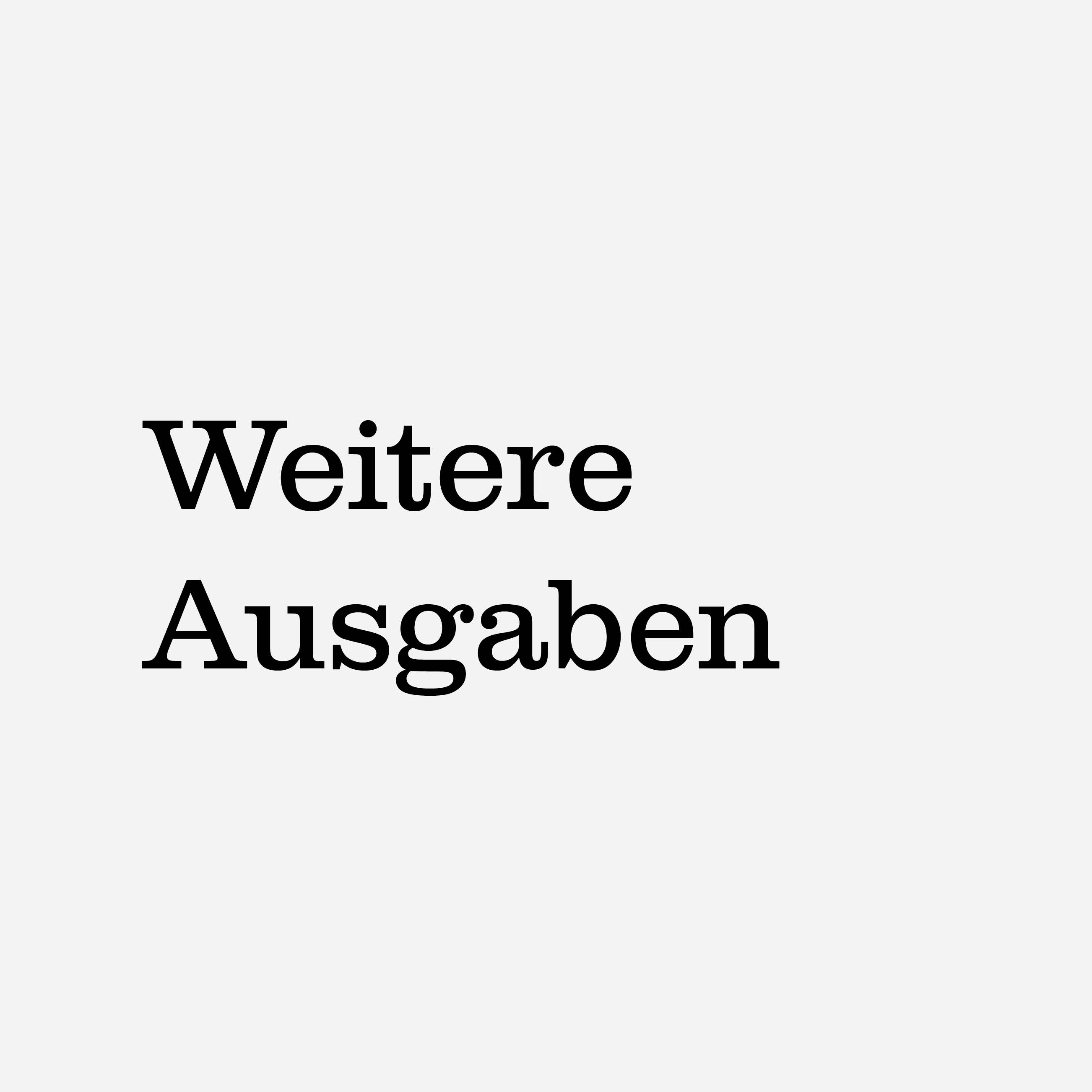 Zu Korrekturen von weiteren Ausgaben