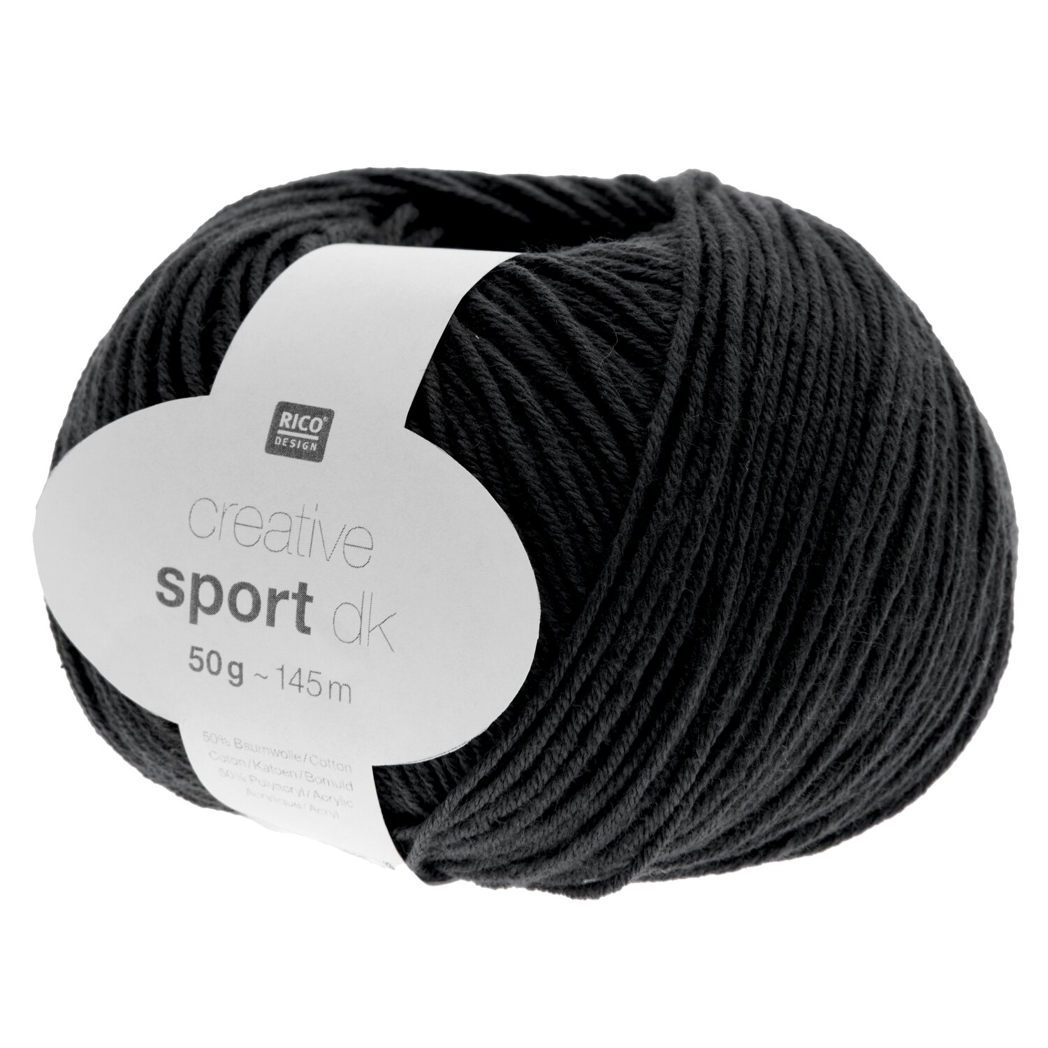 Rico Design Creative Sport dk Schwarz