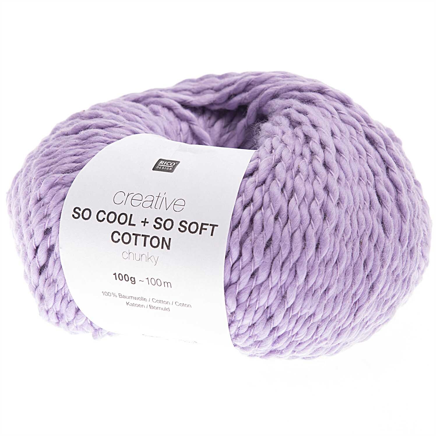 Rico Design Creative So Cool + So Soft Cotton chunky Flieder