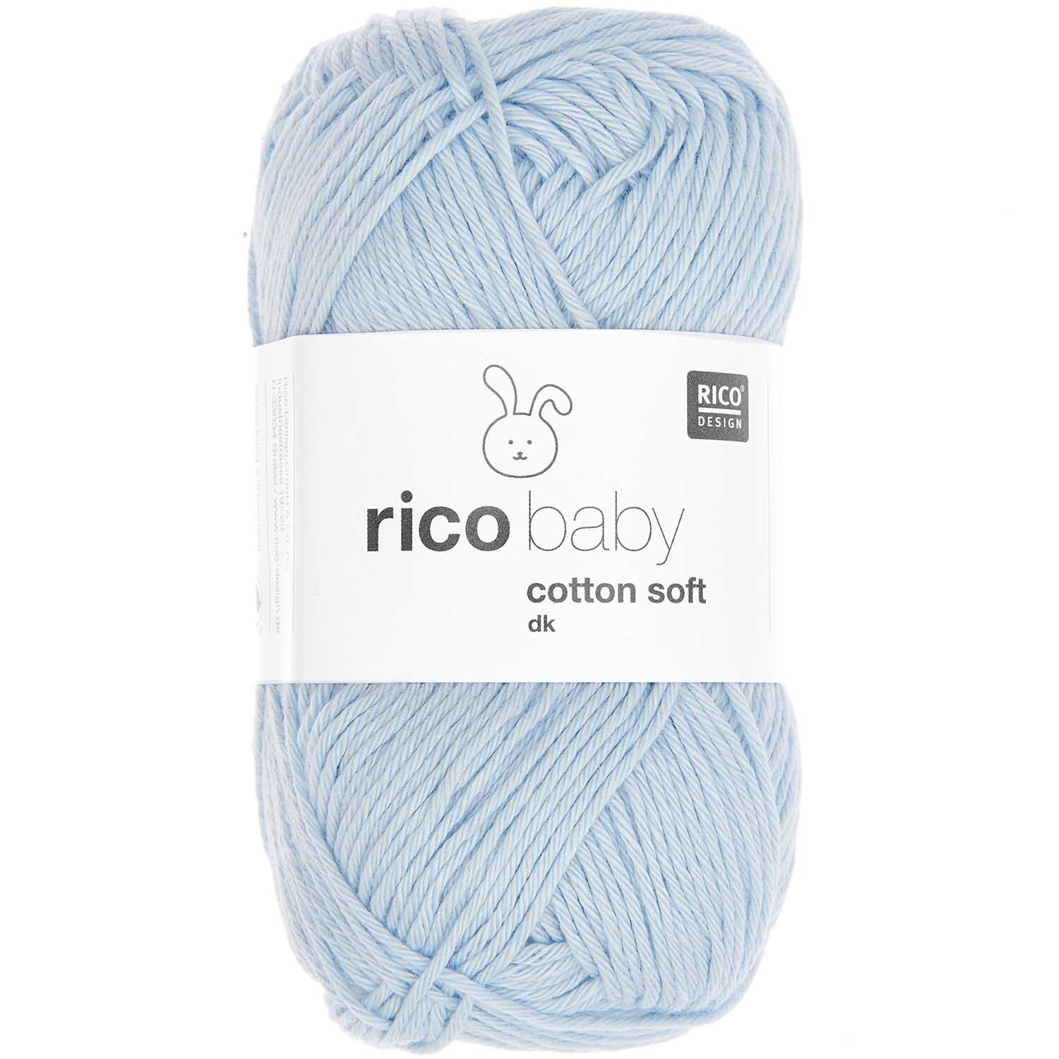 Rico Design Rico Baby Cotton Soft dk Hellblau