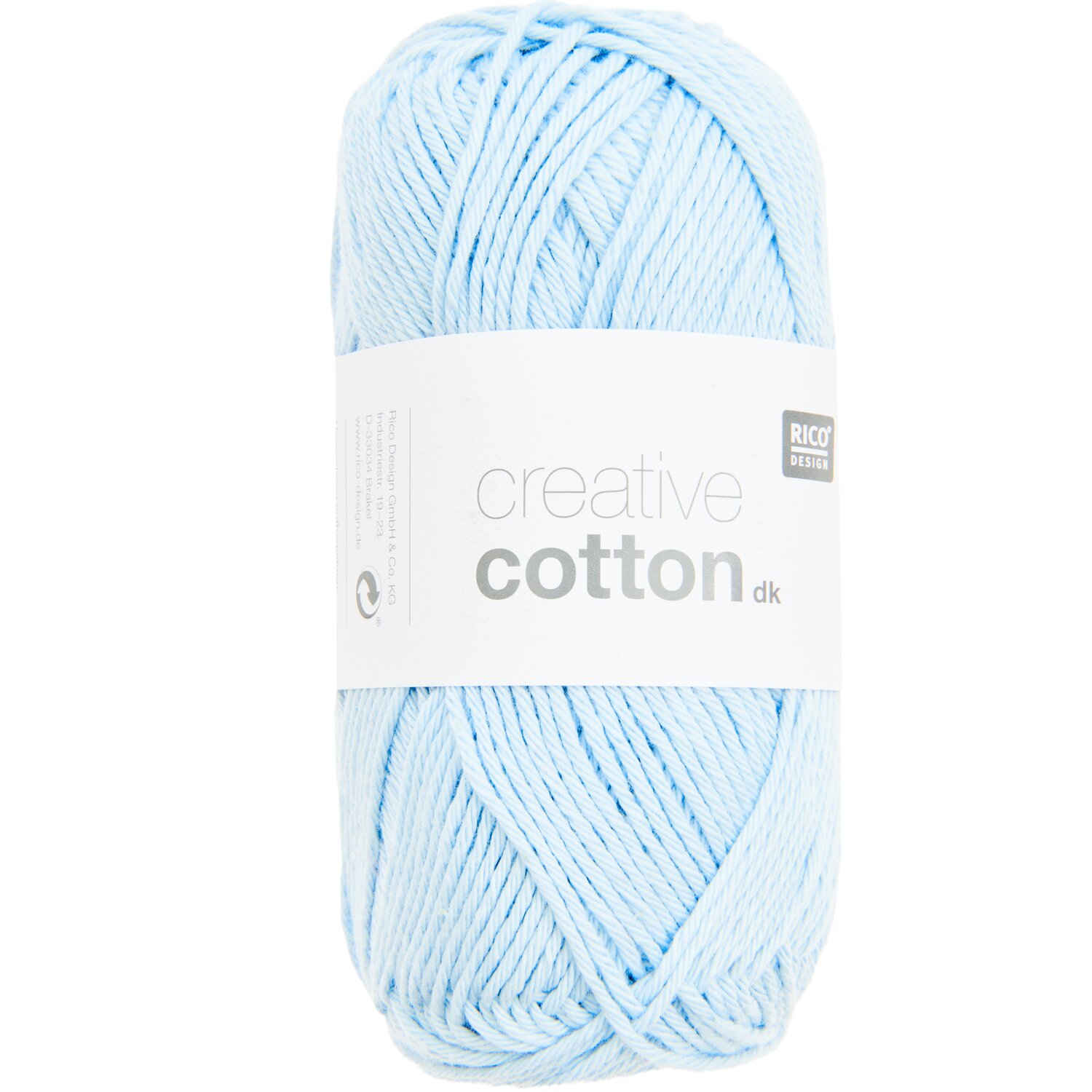 Rico Design Creative Cotton dk Hellblau