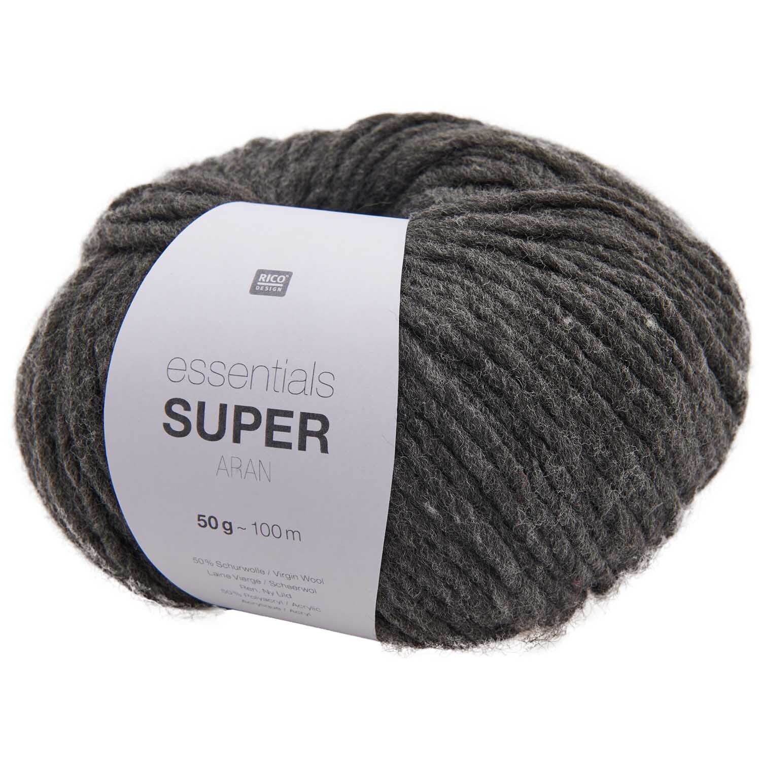 Rico Design Essentials Super aran Anthrazit