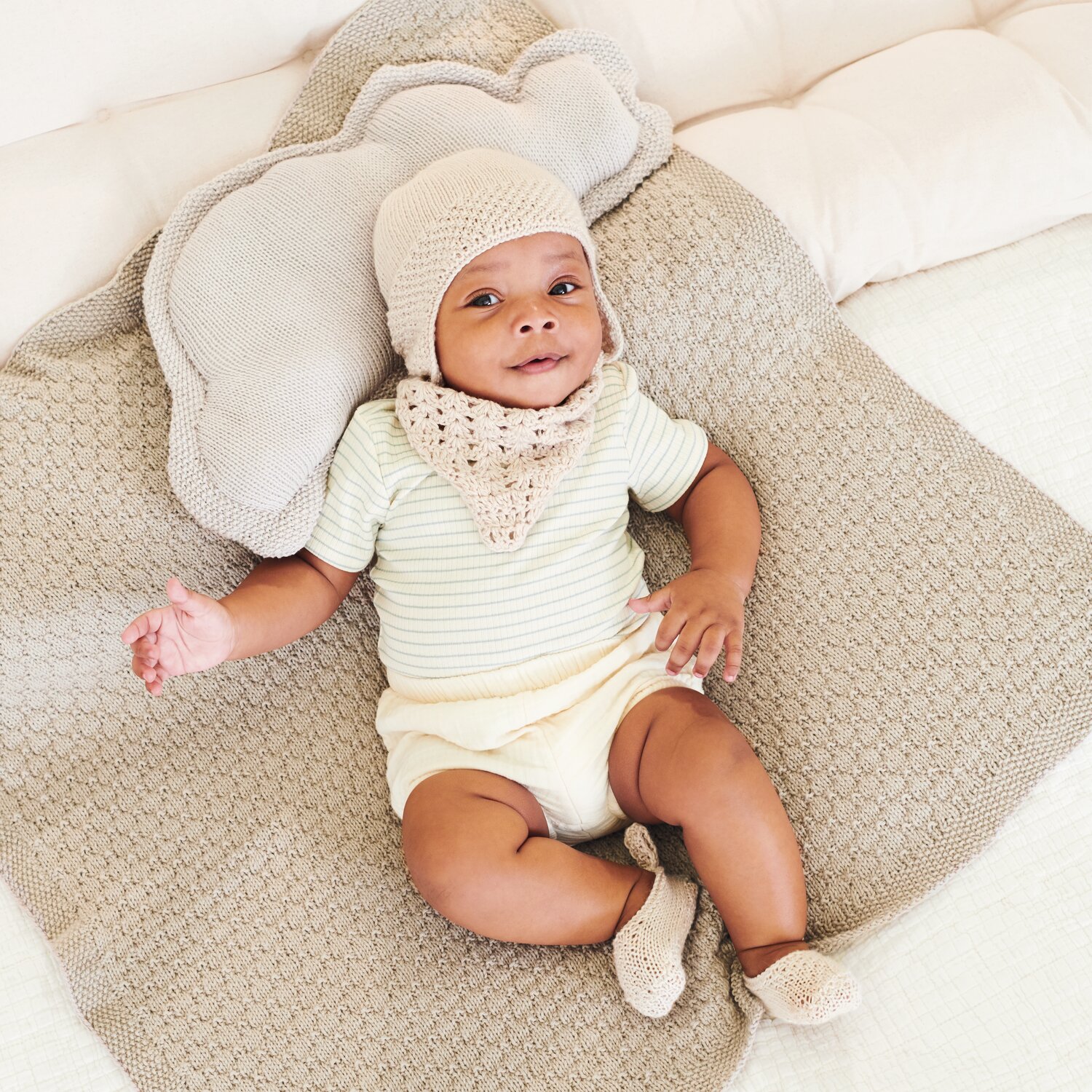 Strickset Mütze Modell 03 aus Baby 043 von Rico Design