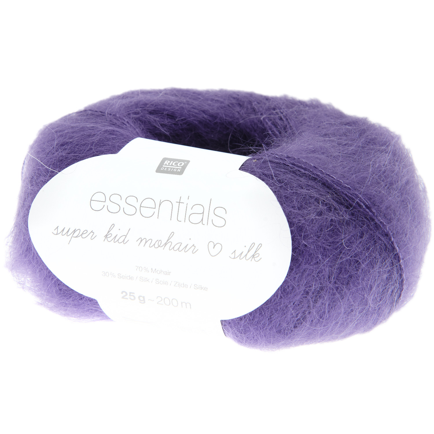 Rico Design Essentials Super Kid Mohair Loves Silk Lavendel