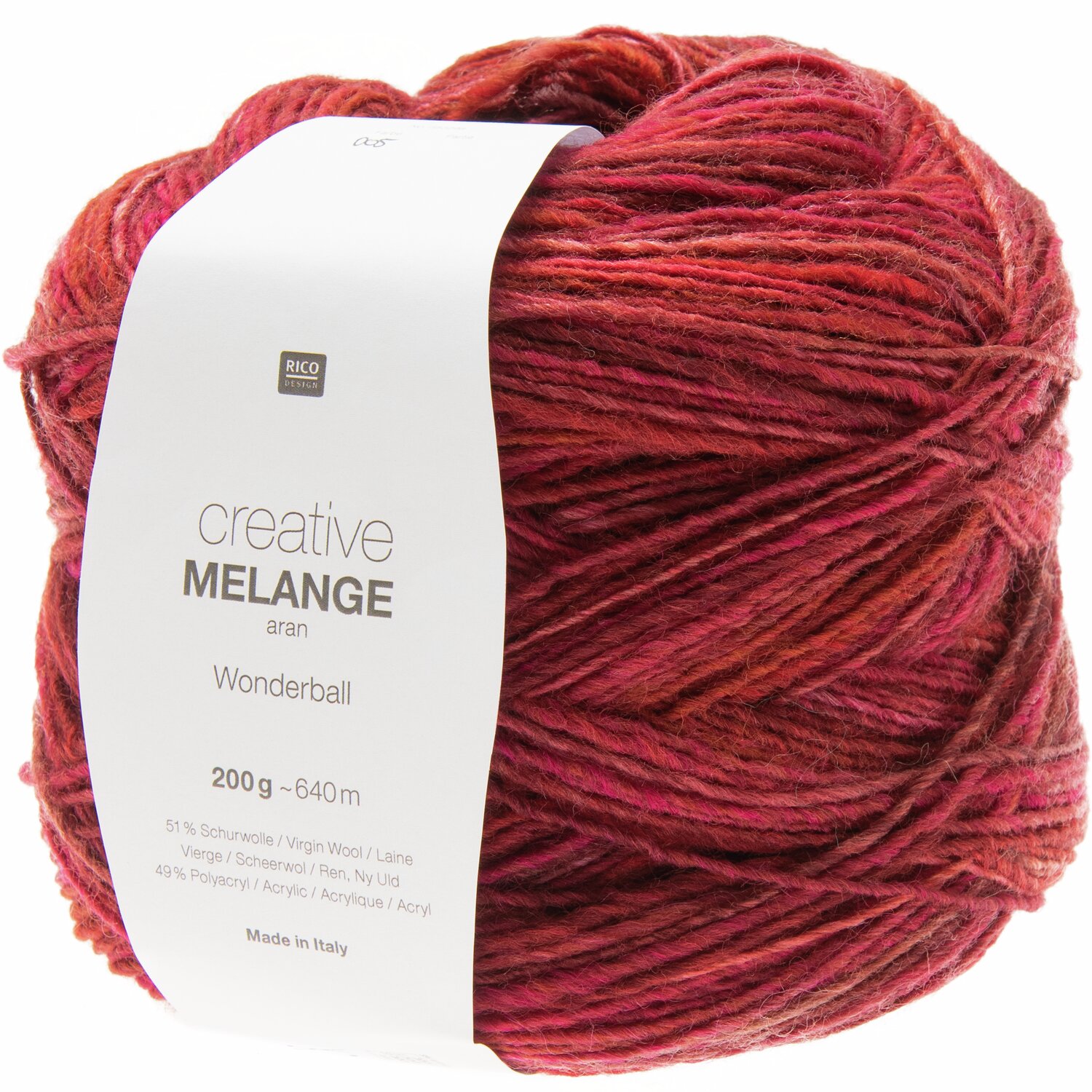 Rico Design Creative Melange aran Wonderball Beere Mix