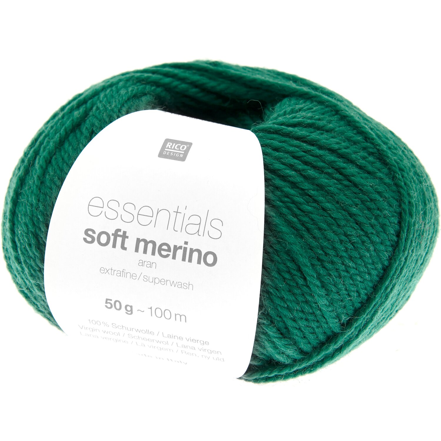 Rico Design Essentials Soft Merino aran dunkelgrün