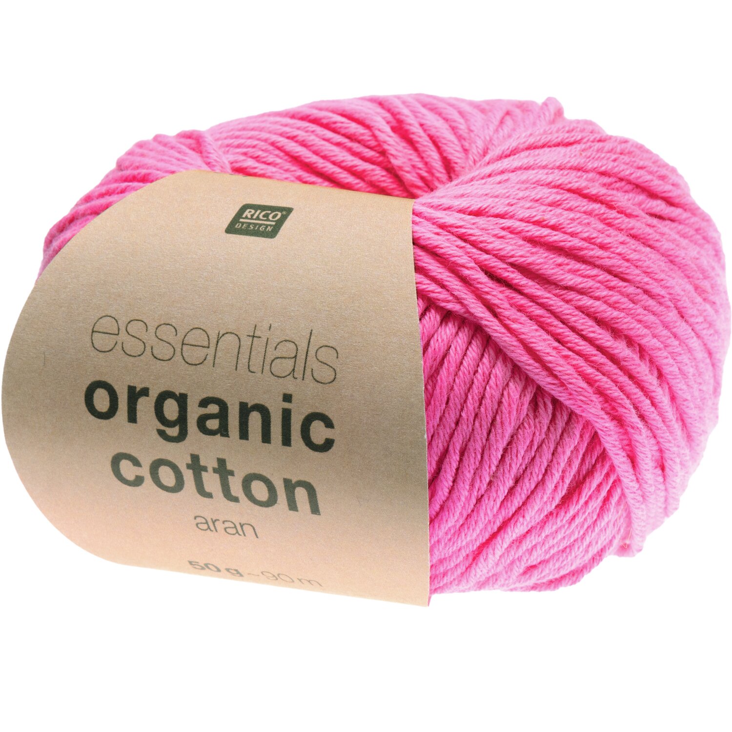 Rico Design Essentials Organic Cotton aran Pink