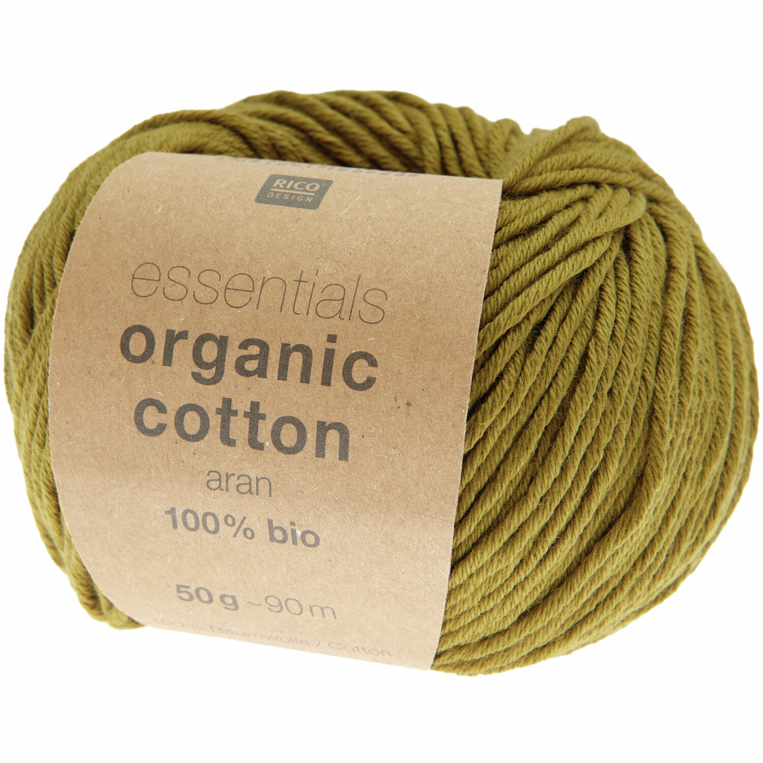 Rico Design Essentials Organic Cotton aran Oliv