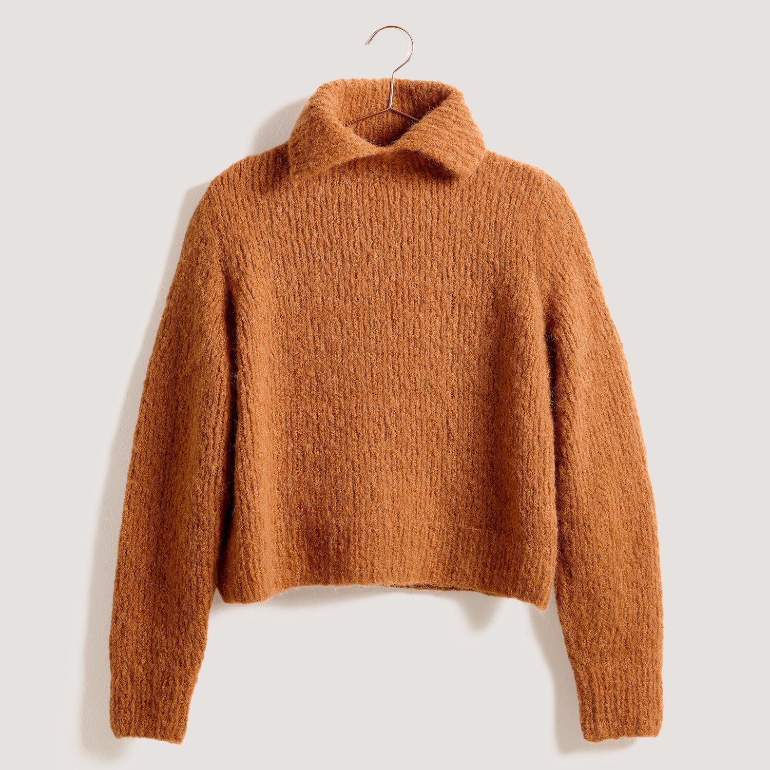 Fashion Alpaca Superfine Heavens Uni, gestrickter Pullover aus Rico Design Garn, lockere Passform mit breitem Kragen, geeignet für Projekte mit 50g 140m