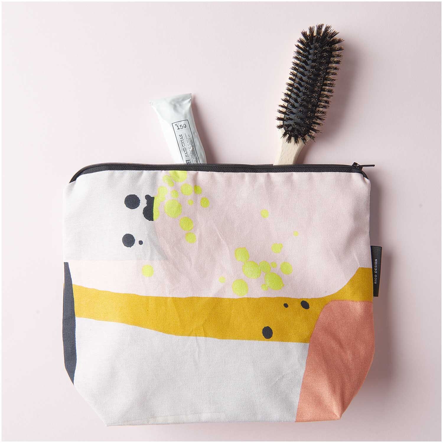Kosmetiktasche Okina Hana grafischer Print 28x21x9cm Kosmetiktasche Okina Hana grafischer Print 28x21x9cm