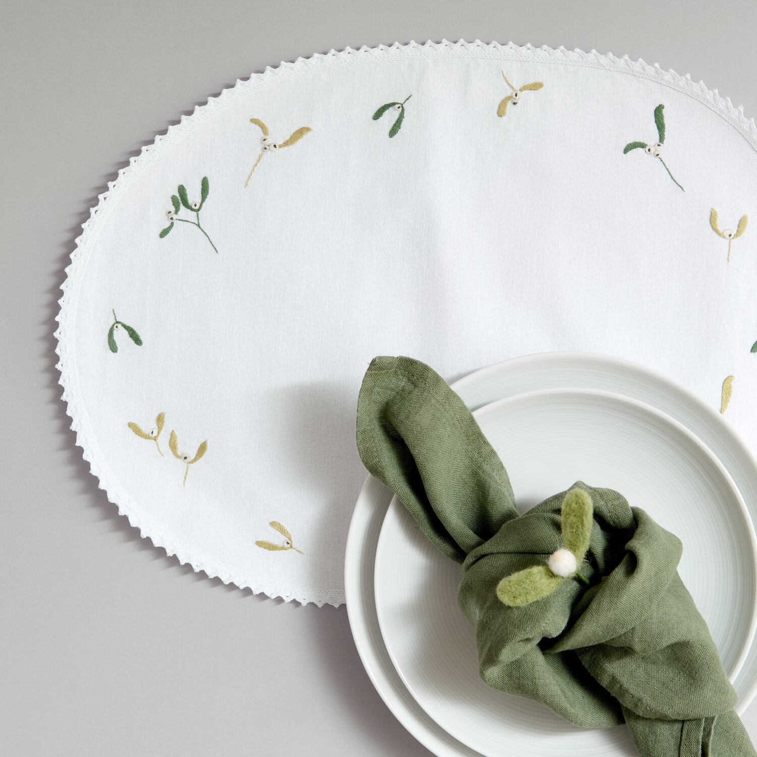 Stick & Stitch Packung Mistelzweige von Rico Design