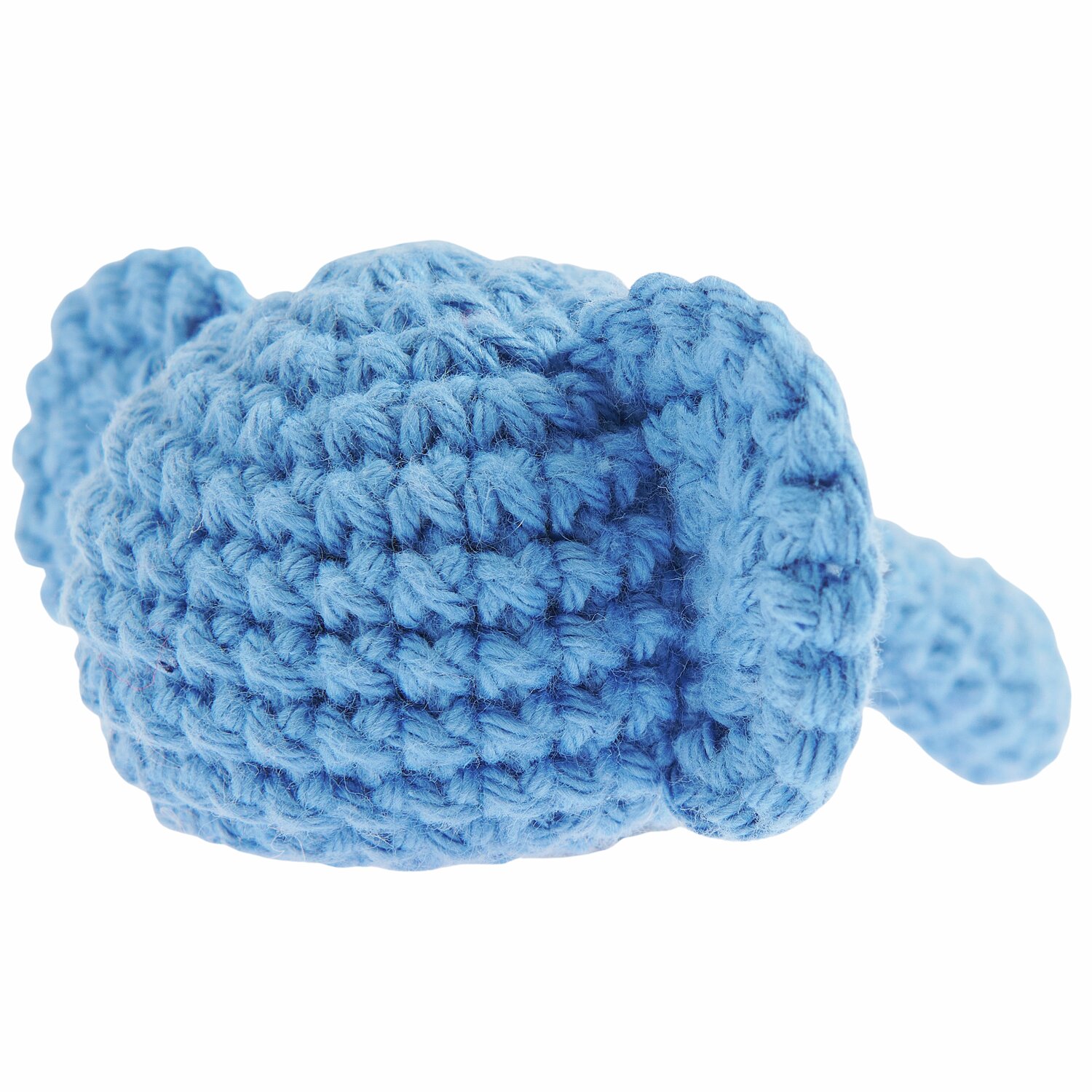 Ricorumi Häkelset Schlüsselanhänger - Chingu Animals: Blaues, gehäkeltes Tier von Rico Design, ideal für kreative DIY-Projekte.