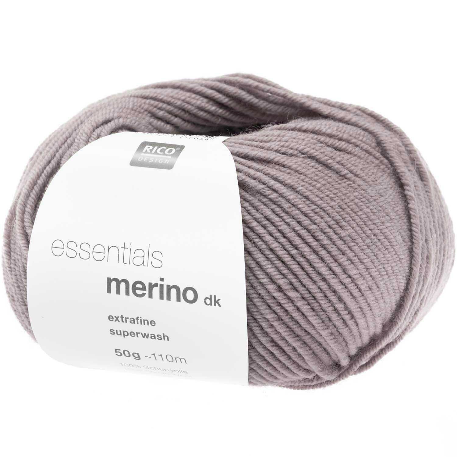 Essentials Merino dk 50g 110m Farbe Veilchen von Rico Design