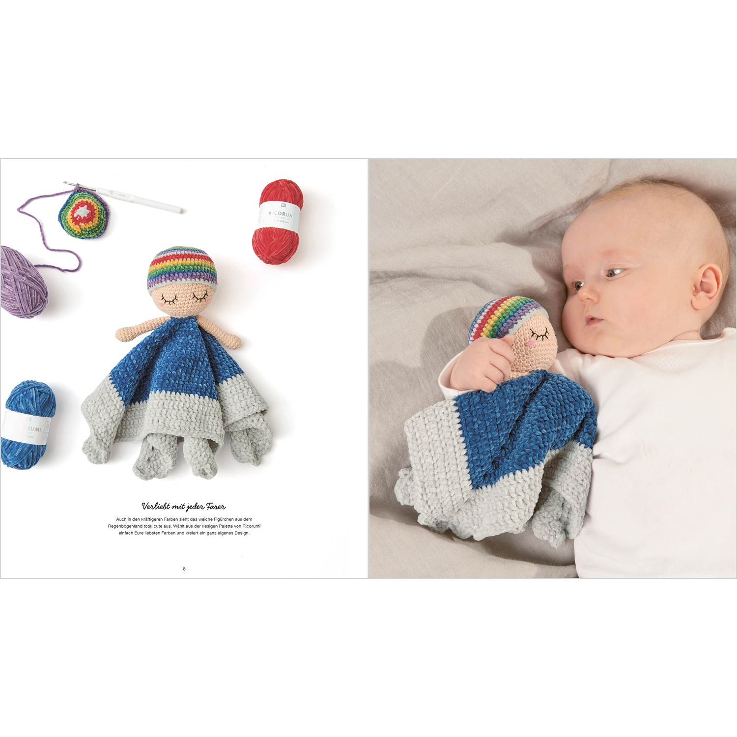 Ricorumi Baby Blankies Nilli Nilli Sprachauswahl deutsch von Rico Design Ricorumi Baby Blankies Nilli Nilli Sprachauswahl deutsch von Rico Design