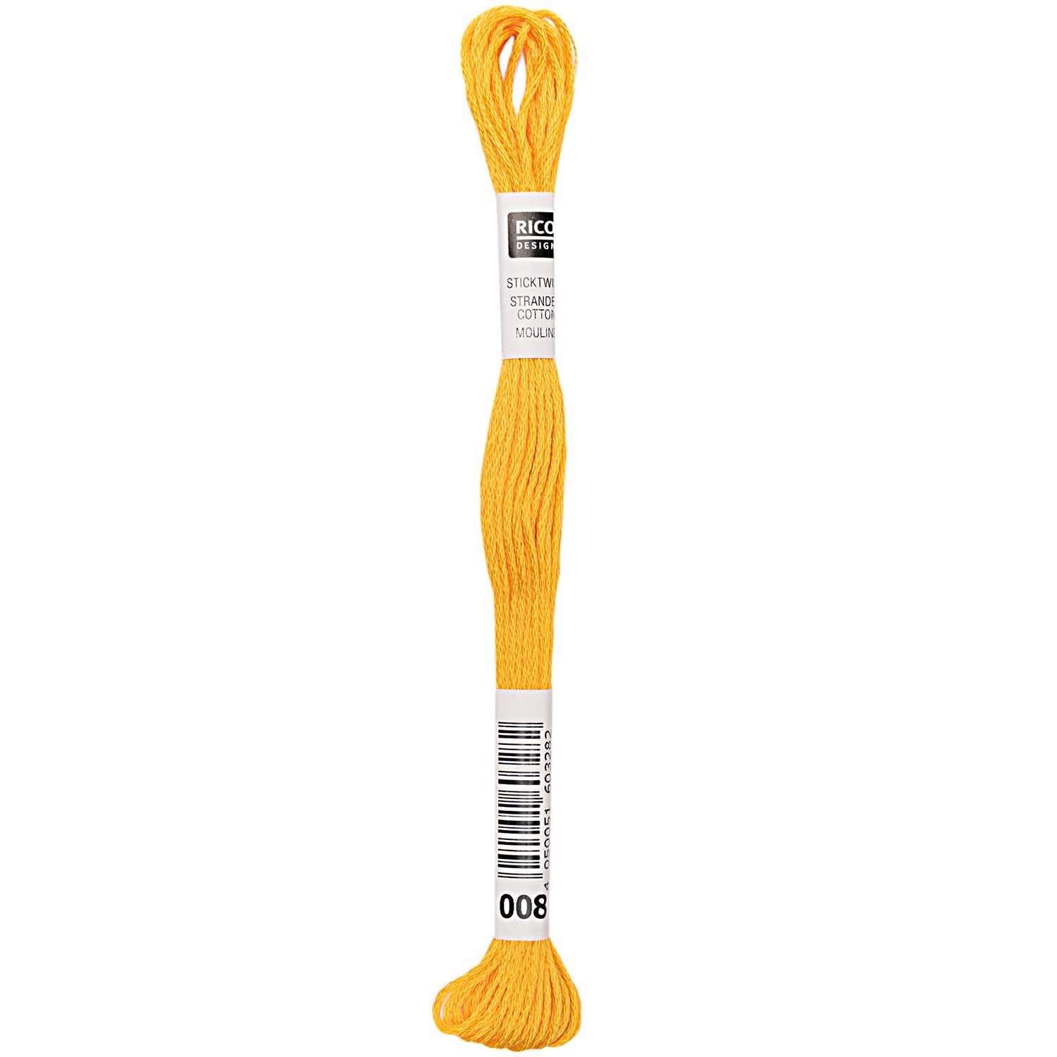 Rico Design Sticktwist 8m 008 Zitrone