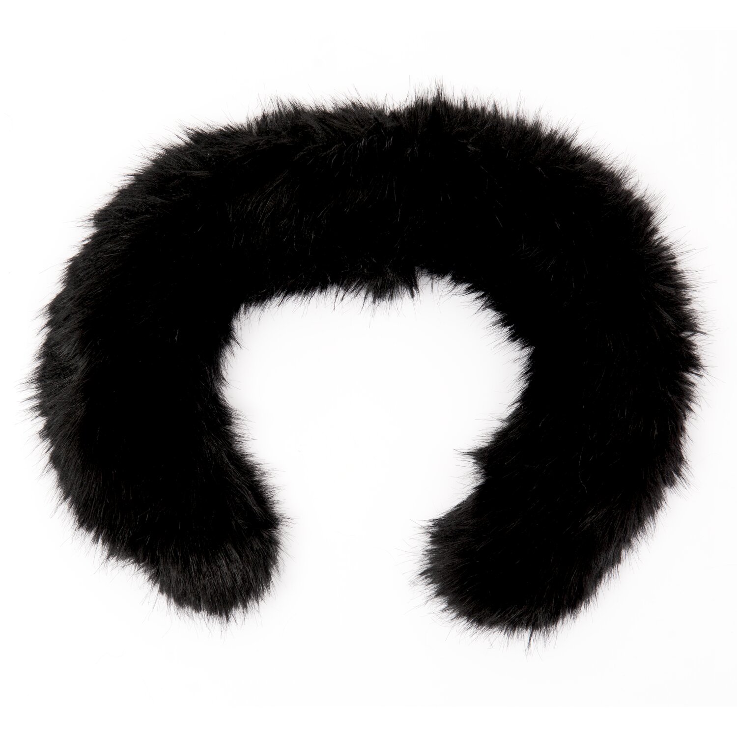 Kunstfellkragen schwarz von Rico Design