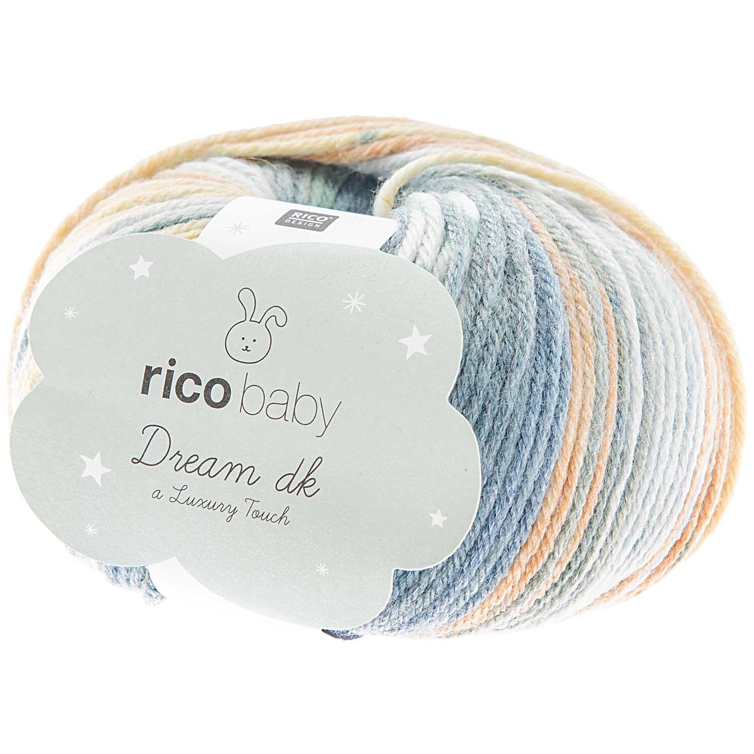 Rico Design Rico Baby Dream dk A Luxury Touch Petrol-Gelb