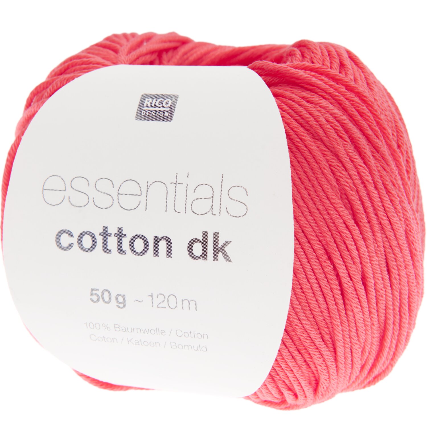 Essentials Cotton dk 50g 120m Farbe Azalee von Rico Design