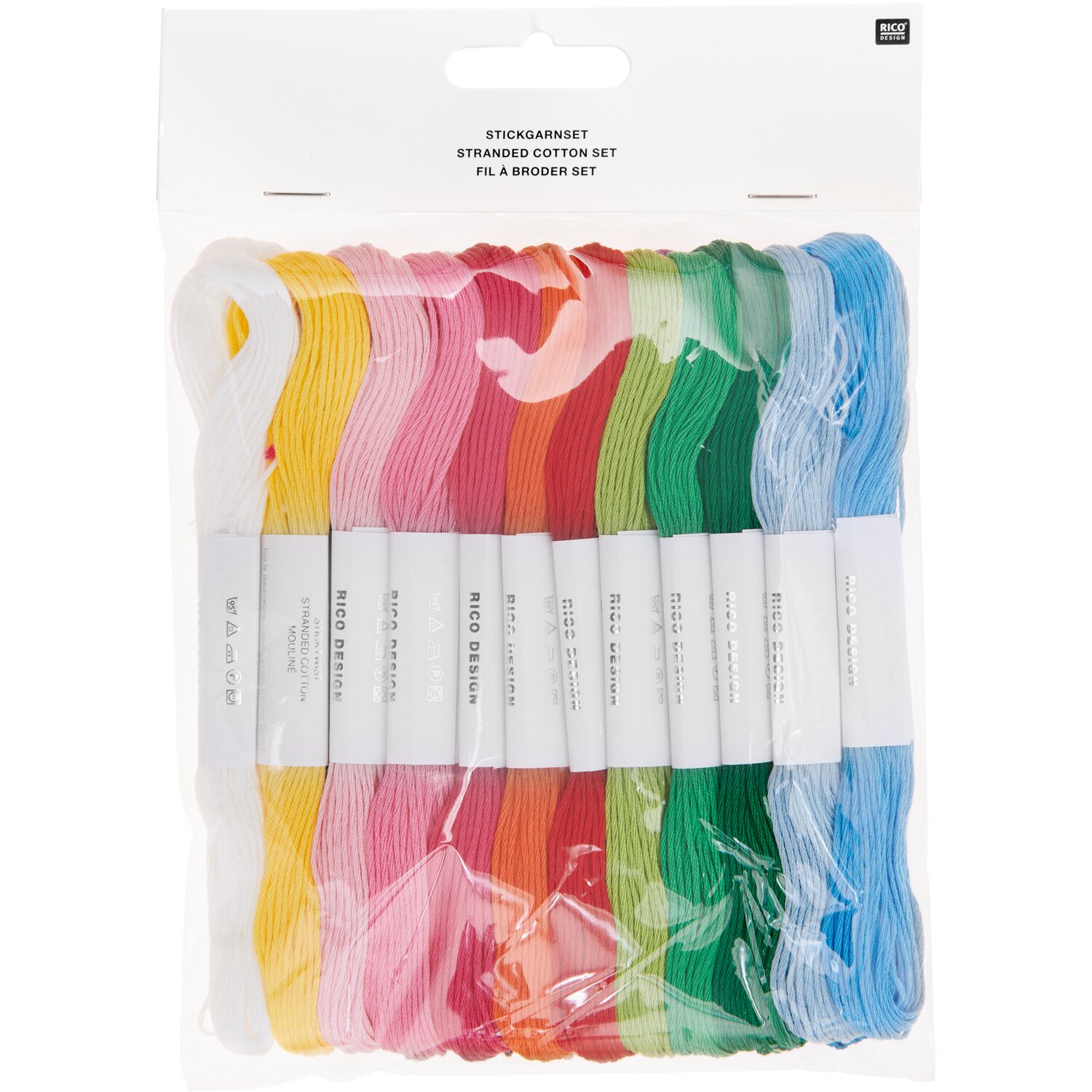 Stickgarn Set Multicolour Classic 24-teilig von Rico Design