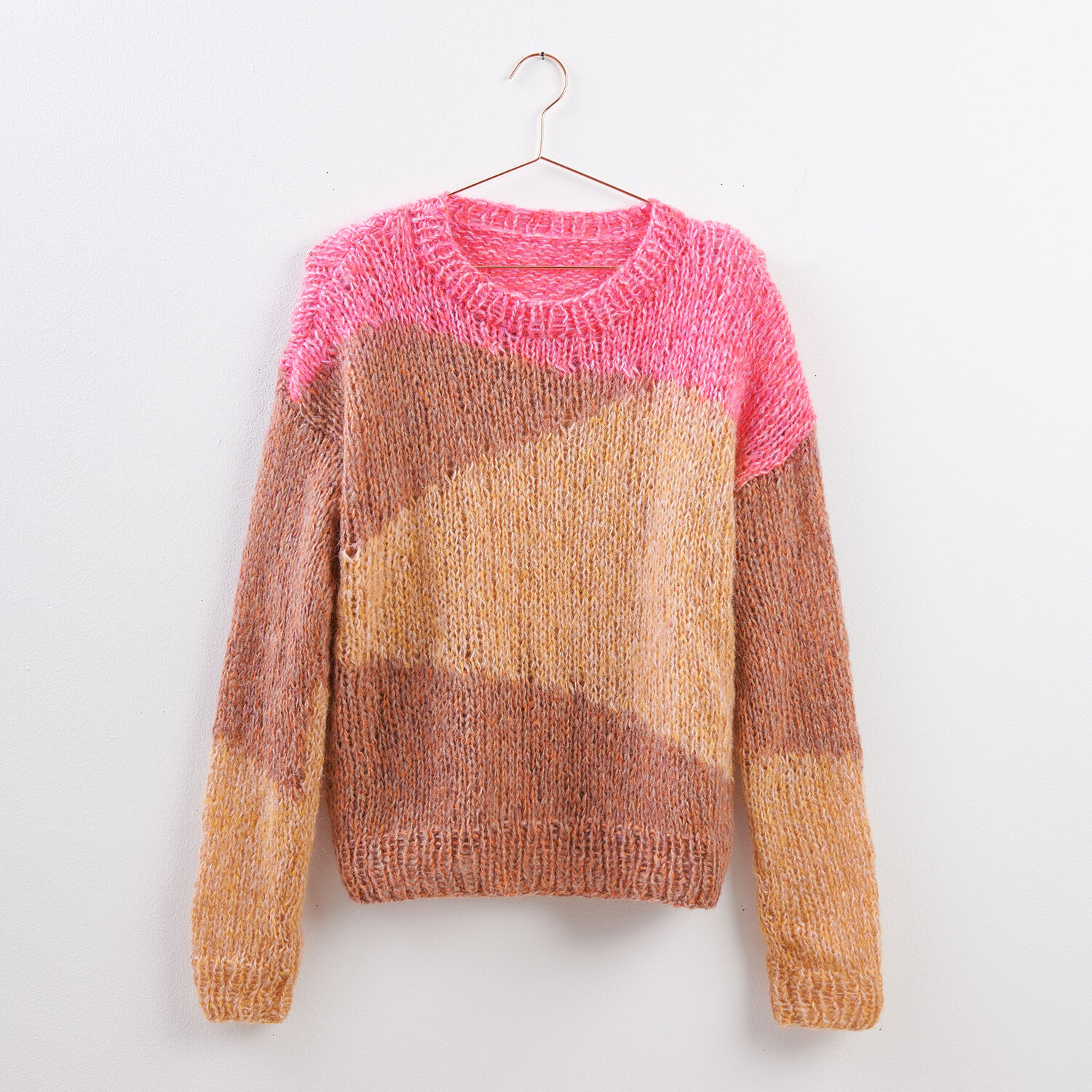 Strickanleitung Pullover mit geometrischem Muster Strickanleitung Pullover mit geometrischem Muster