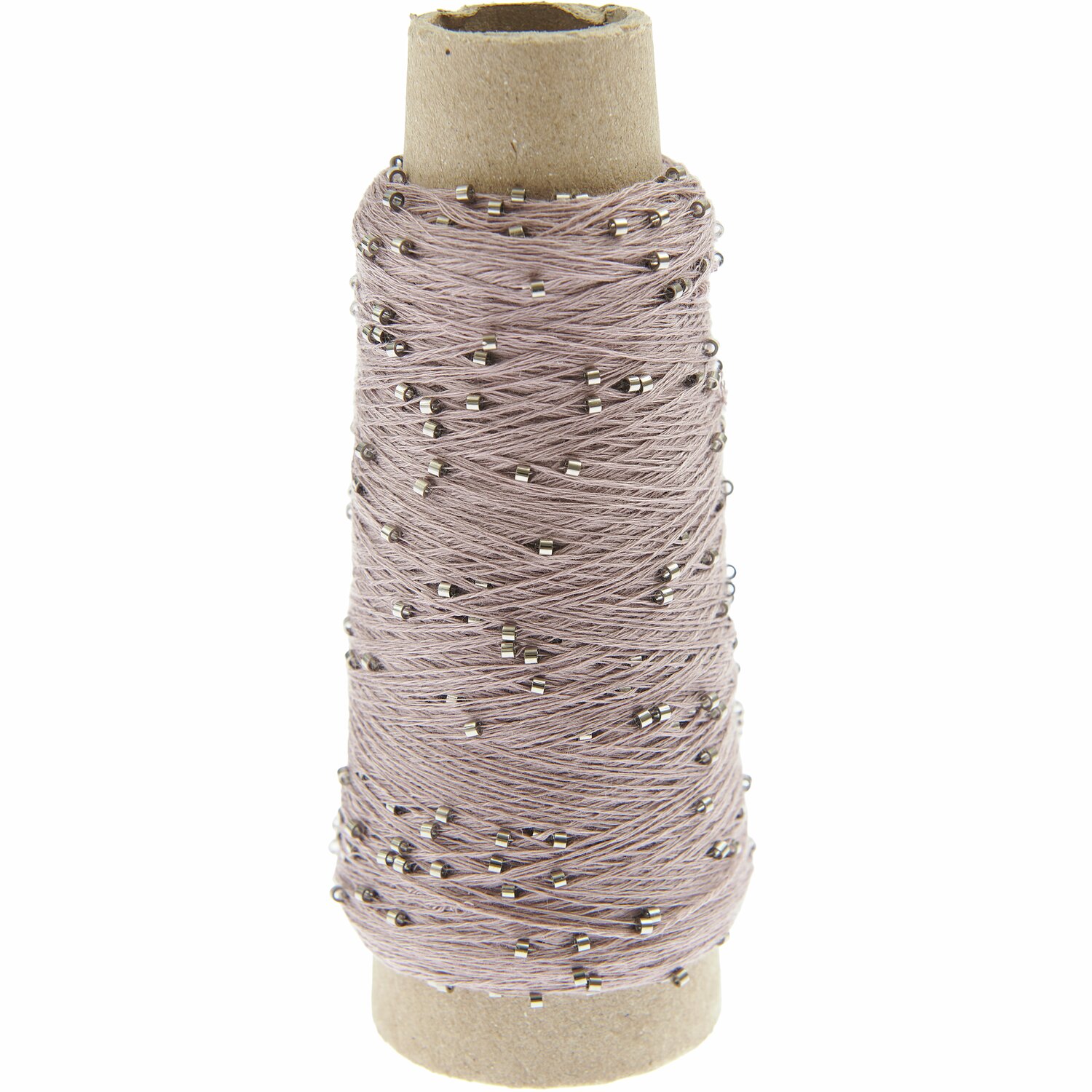 Creative Make It Perlchen, Amethyst: Garnrolle mit Perlchen, 25g 255m, ideal für kreative Projekte.