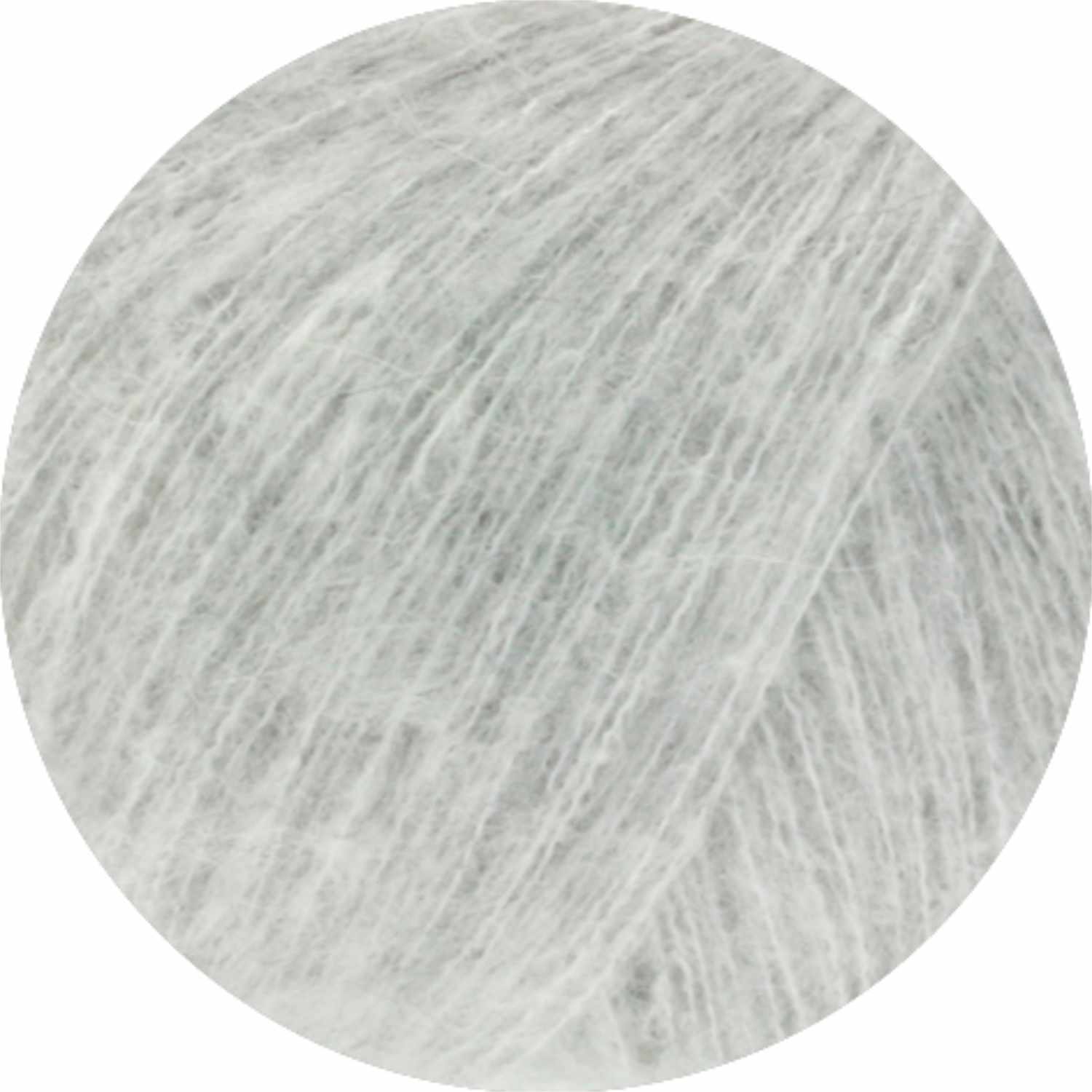 Bella 25g 250m Farbe Hellgrau von LANA GROSSA Mode mit Wolle Handels- und Vertriebs Bella, Lana Grossa Wolle in Hellgrau, 25g 250m. Weiches Garn, ideal für Strickprojekte.