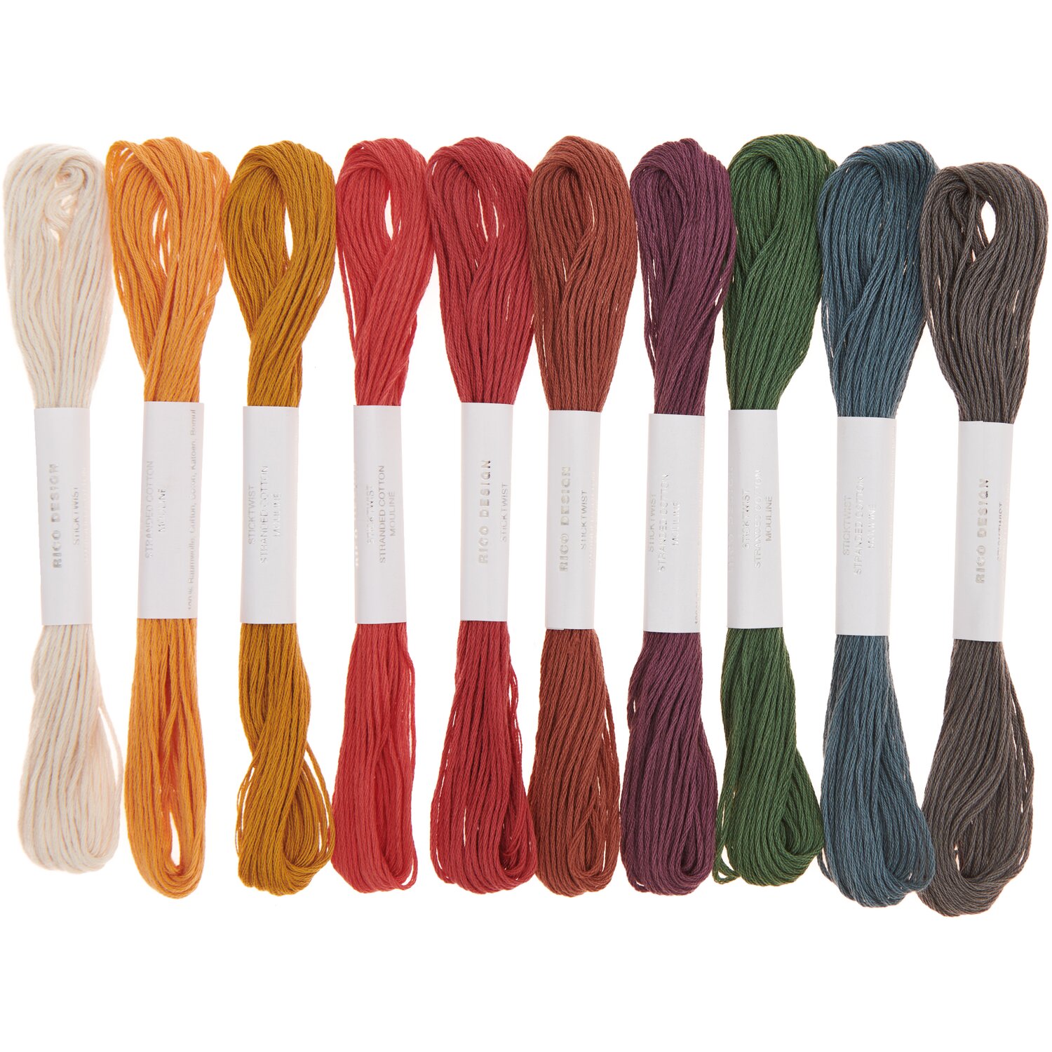 Stickgarn Set Earthy 10-teilig von Rico Design