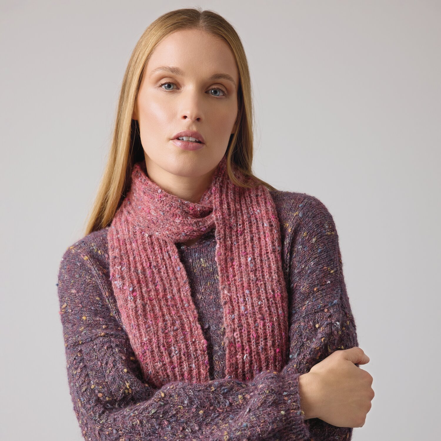 Strickset Schal Modell 09 aus Die Neue Masche No. 14 von idee. Creativmarkt