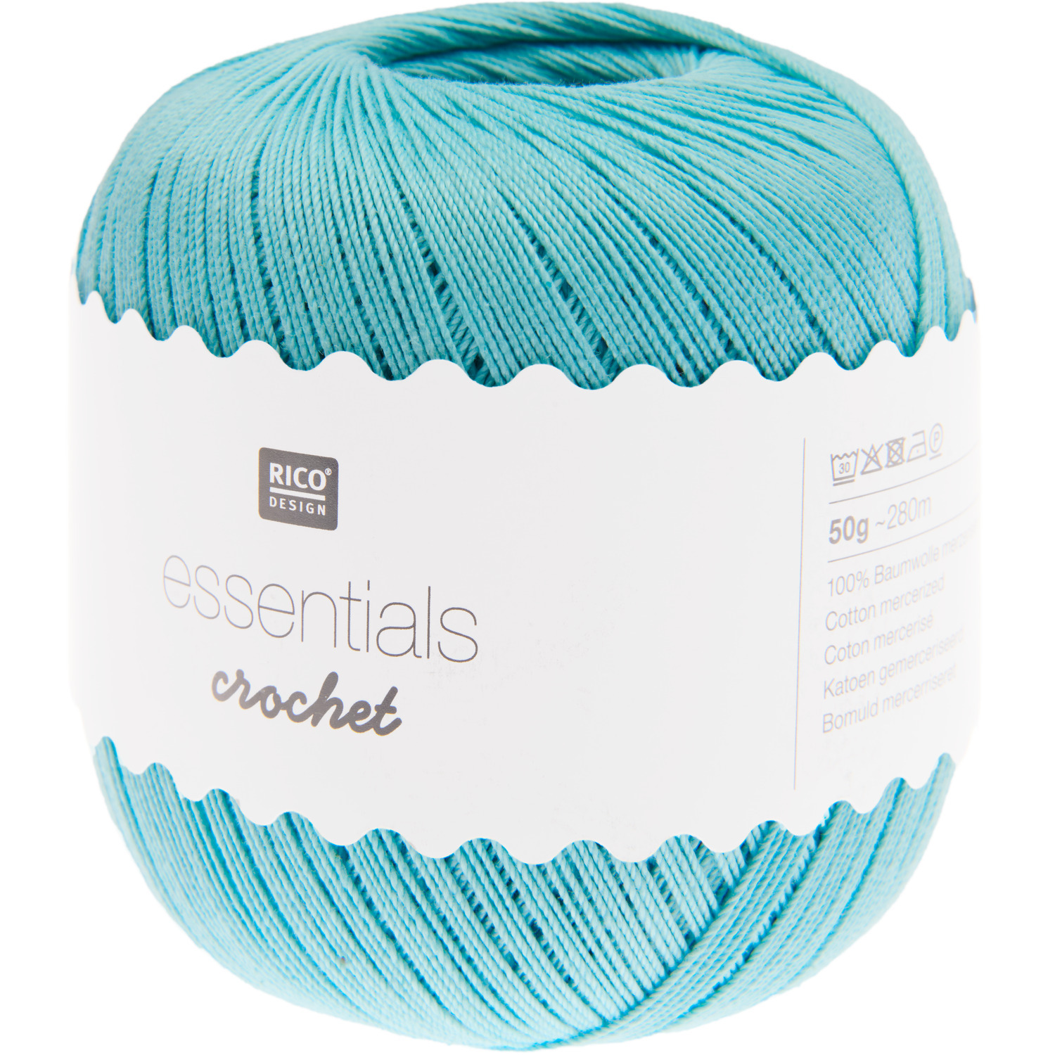 Rico Design Essentials Crochet Türkis