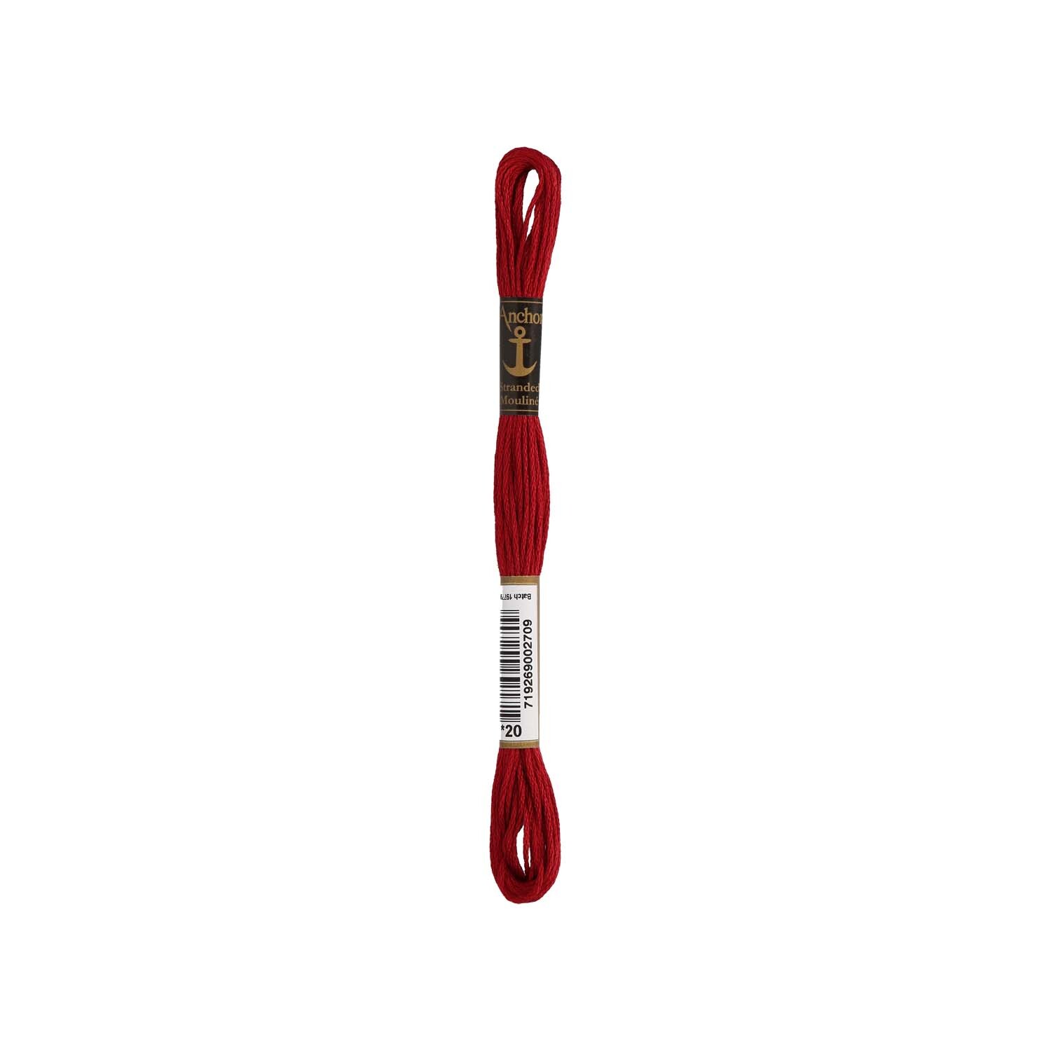 Anchor Coats Sticktwist 8m 00020 Weinrot