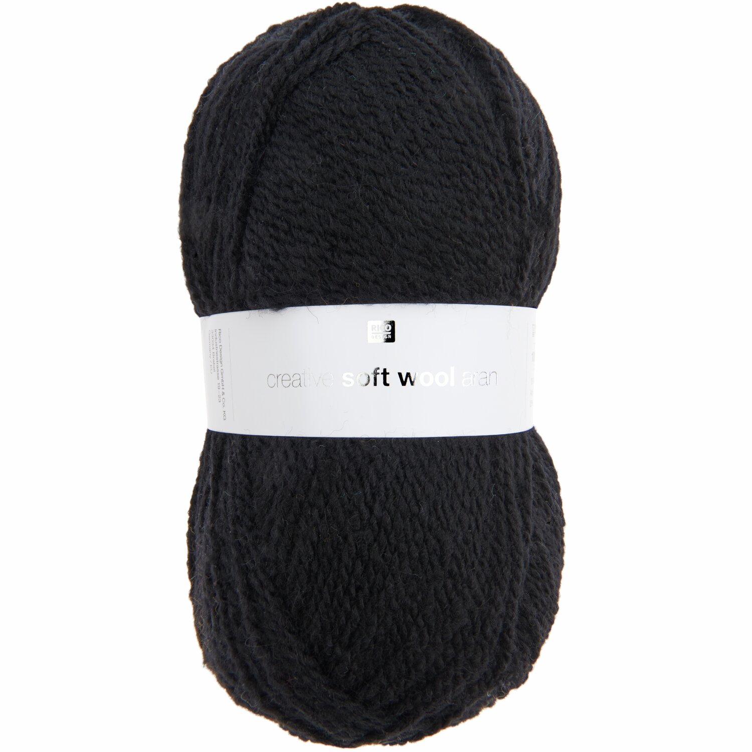 Rico Design Creative Soft Wool aran Schwarz