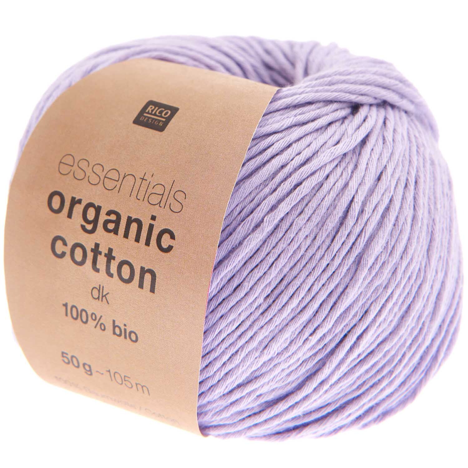 Rico Design Essentials Organic Cotton dk Flieder
