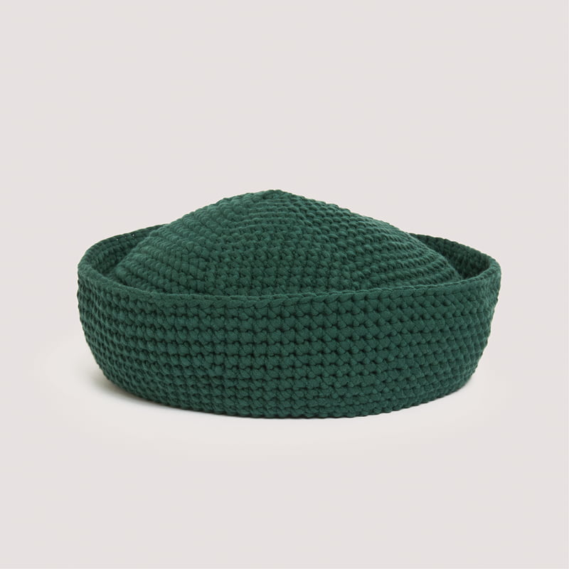 Gehäkelter Sailor-Hat in Efeu: Modell 02 aus dem Heft Made by Me No. 22